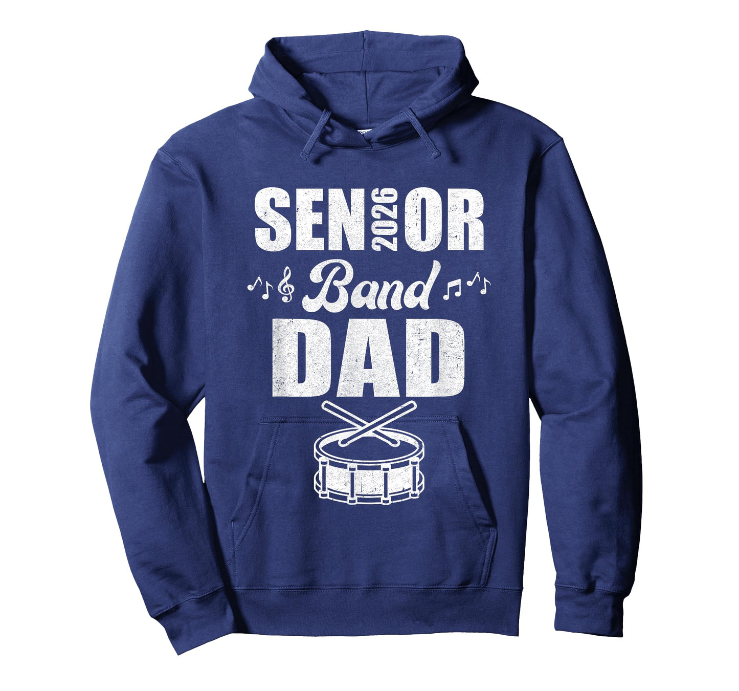 Senior Band Dad 2026 Marching Band Class of 2026 Drum T-Shirt