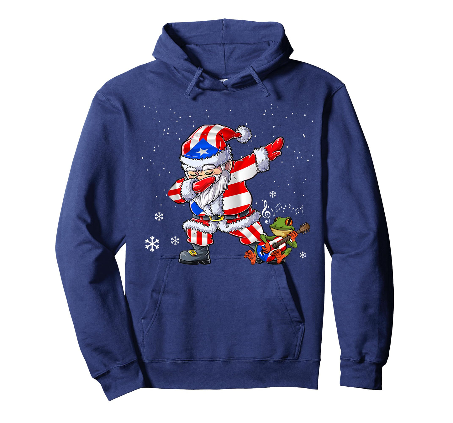 Dabbing Puerto Rico Santa Claus Christmas Boys Men Funny Dab T-Shirt