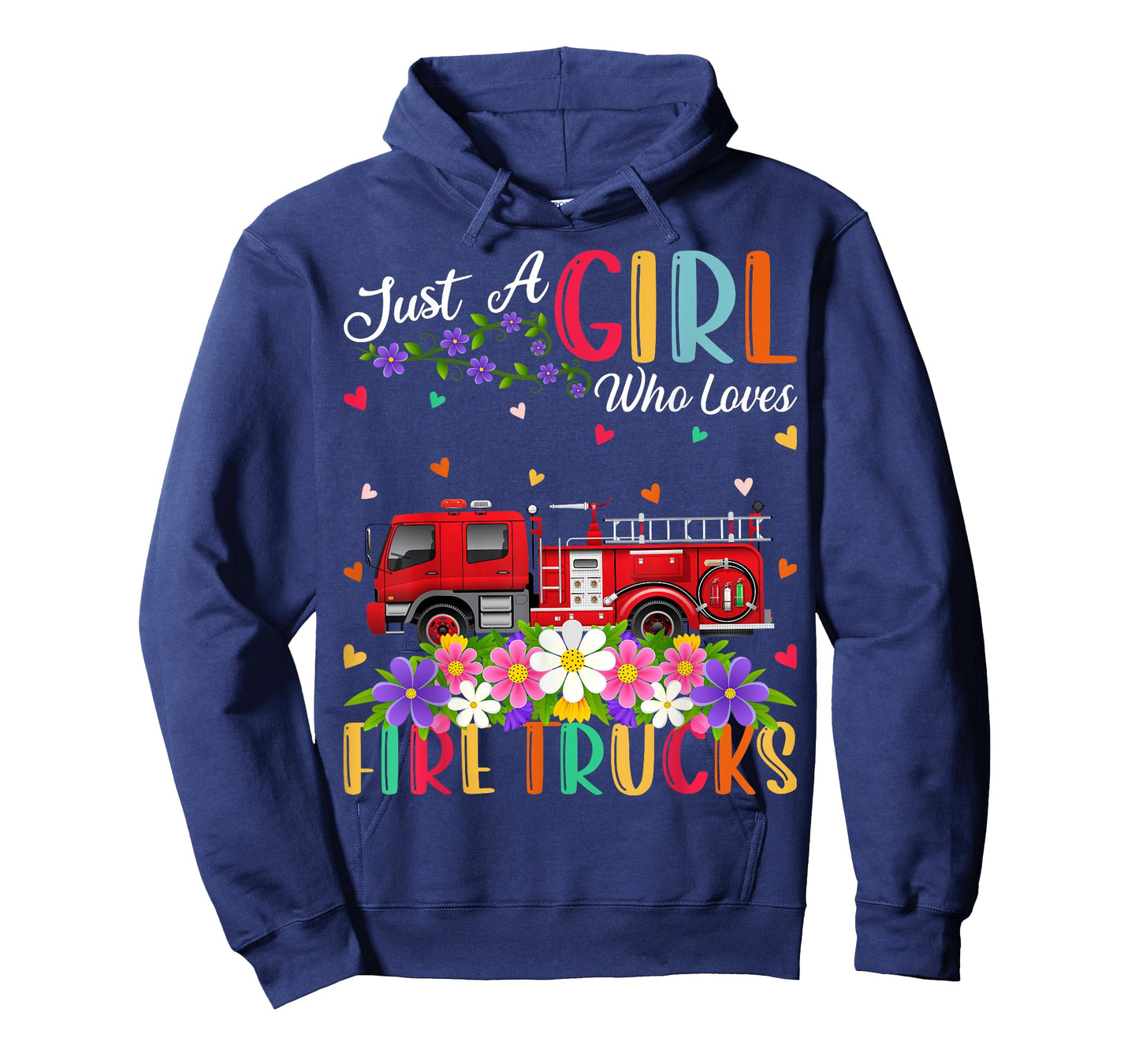 Fire Truck Lover Just A Girl Who Loves Fire Trucks T-Shirt