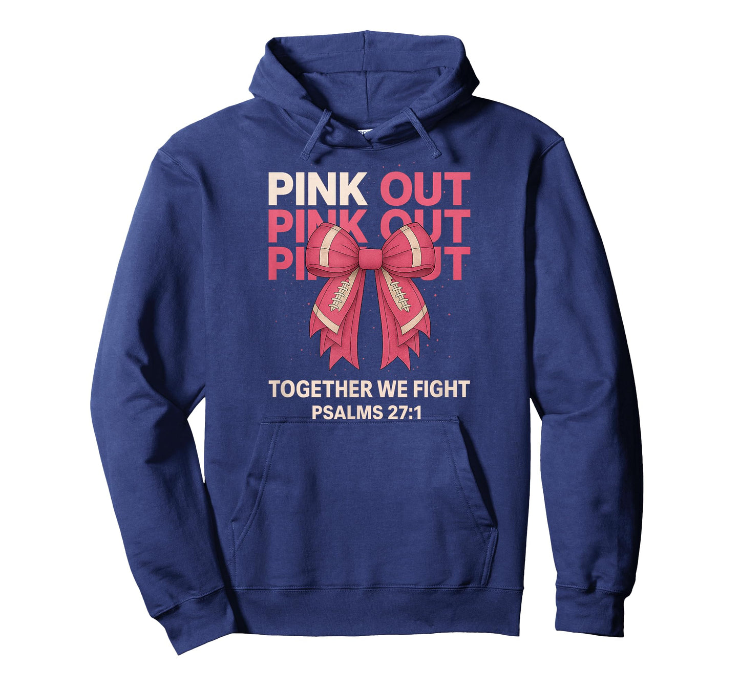 Pink Out Football Bow T-Shirt