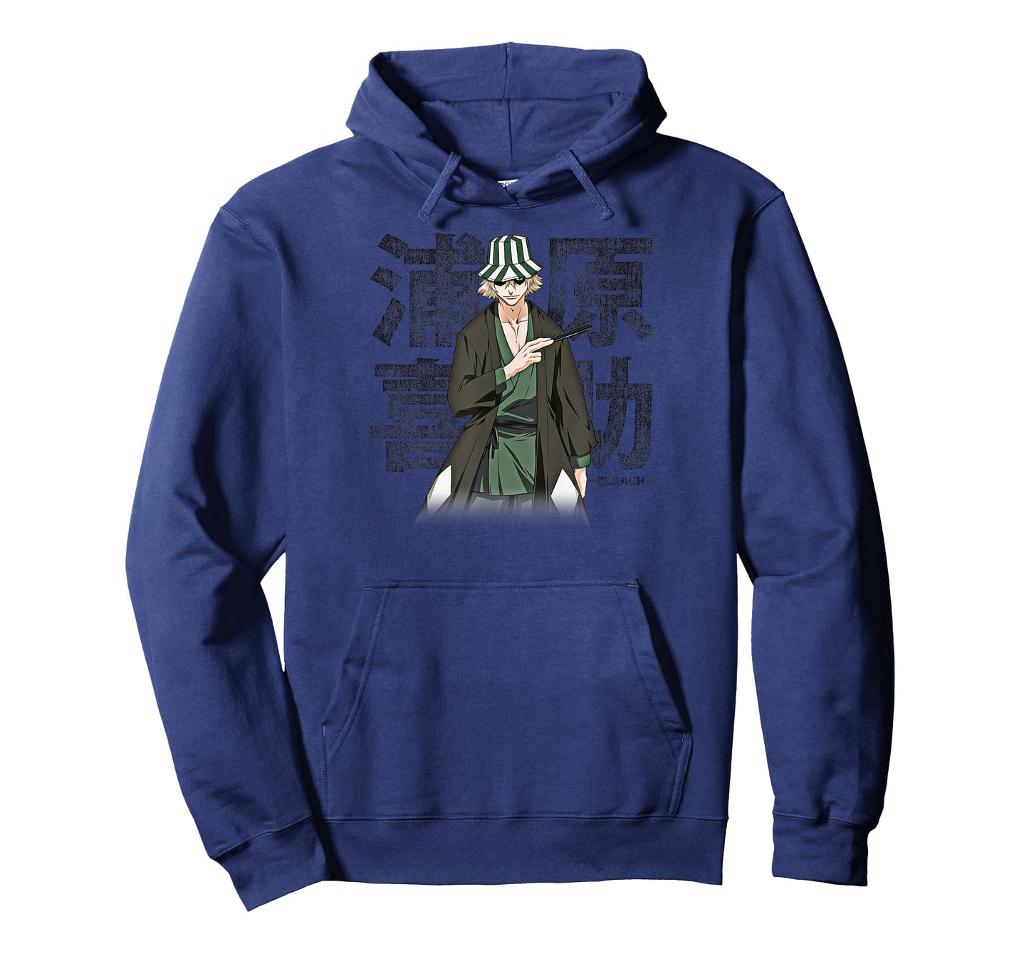 Bleach Kisuke Urahara Square Distressed Anime T-Shirt