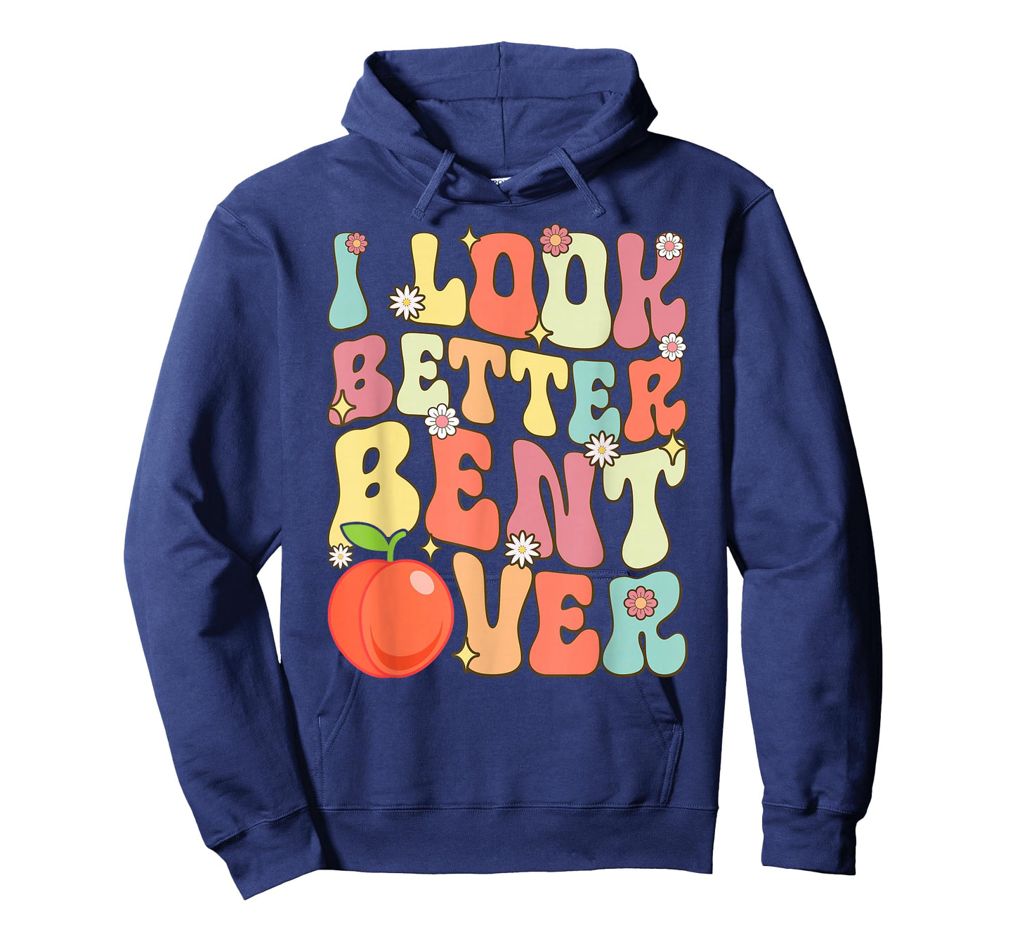 I Look Better Bent Over Funny Yoga Rerto Vintage Graphic T-Shirt