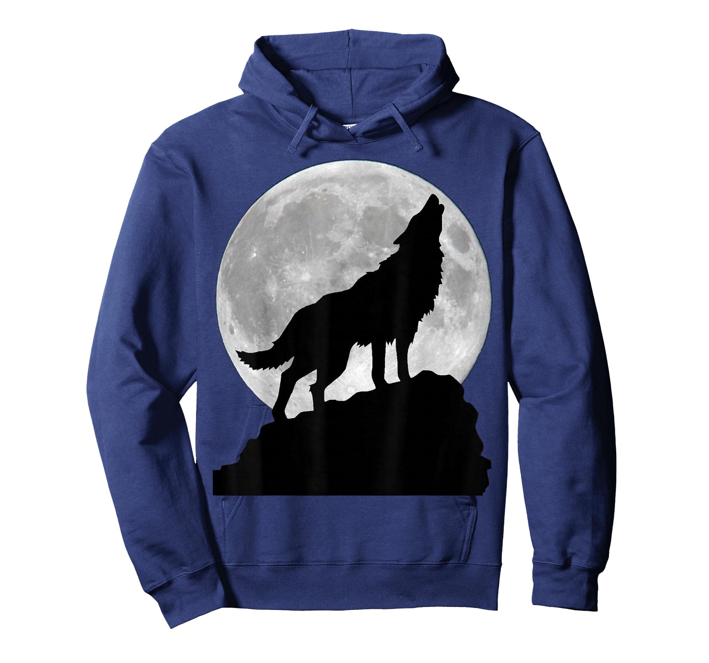 Wolf in Moon Light - Cool Full Dog pup Howling T-Shirt