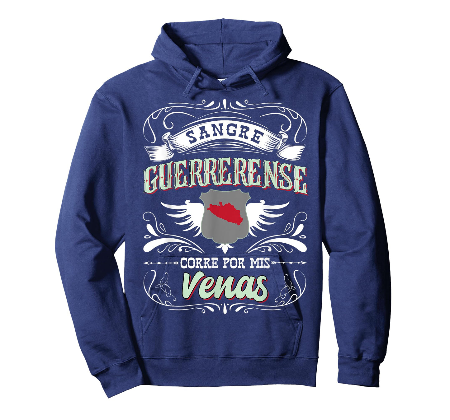 Guerrero Mexico Sangre Guerrerense Corre Por Mis Venas T-Shirt