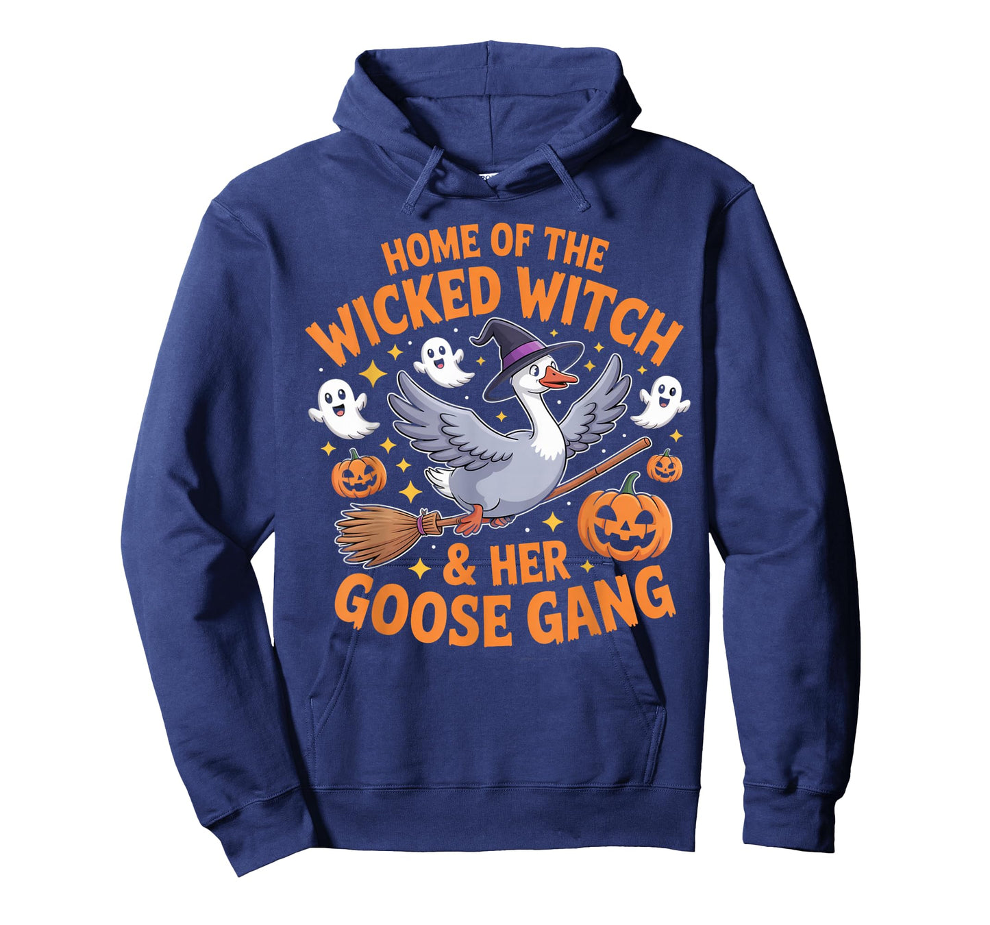 Home of The Wicked and Her Goose Gang Witch Halloween Design T-Shirt