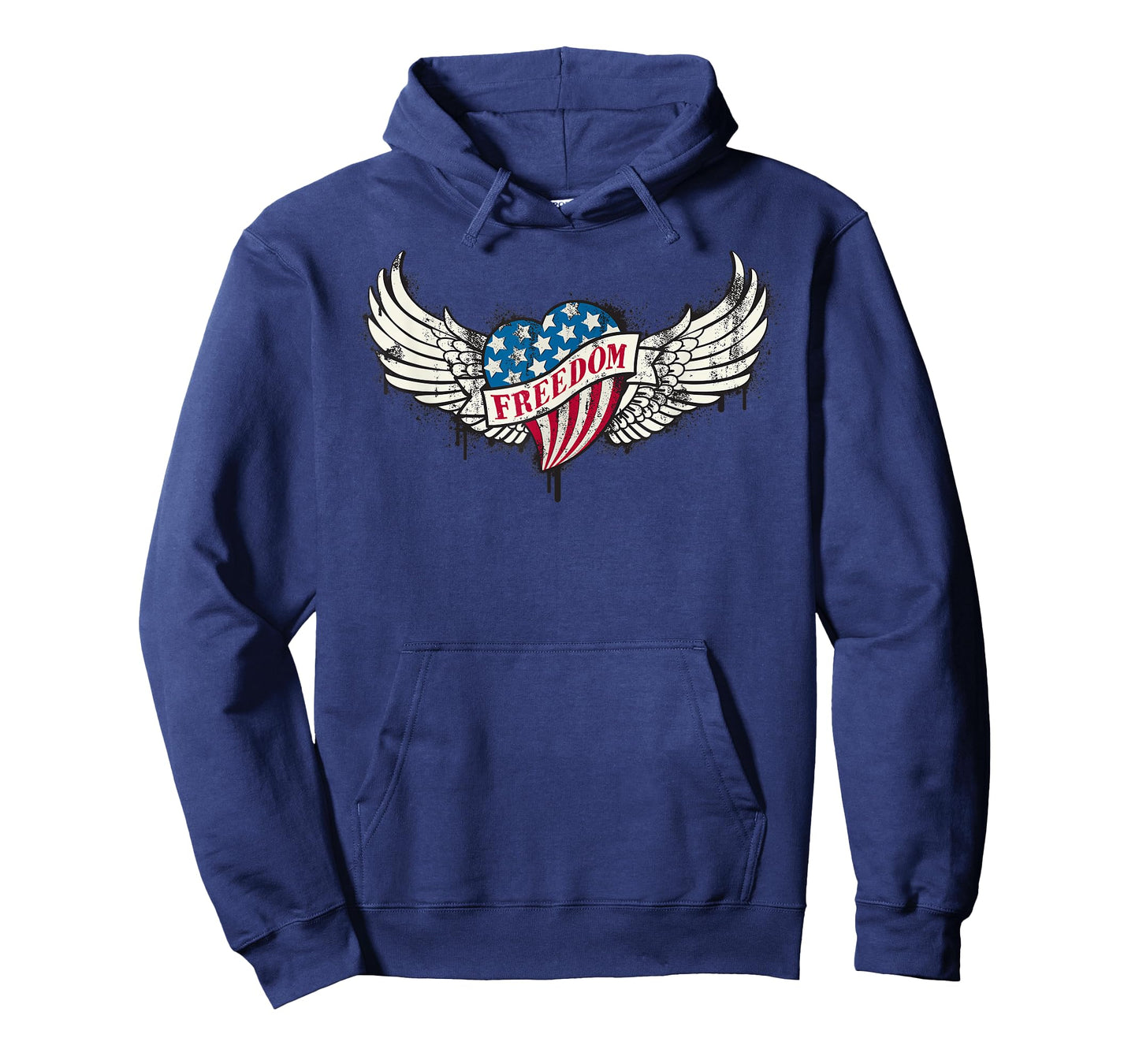 Vintage Let Freedom Ring US Flag Eagle Patriotic 4th of July Women Kids Men T-Shirt