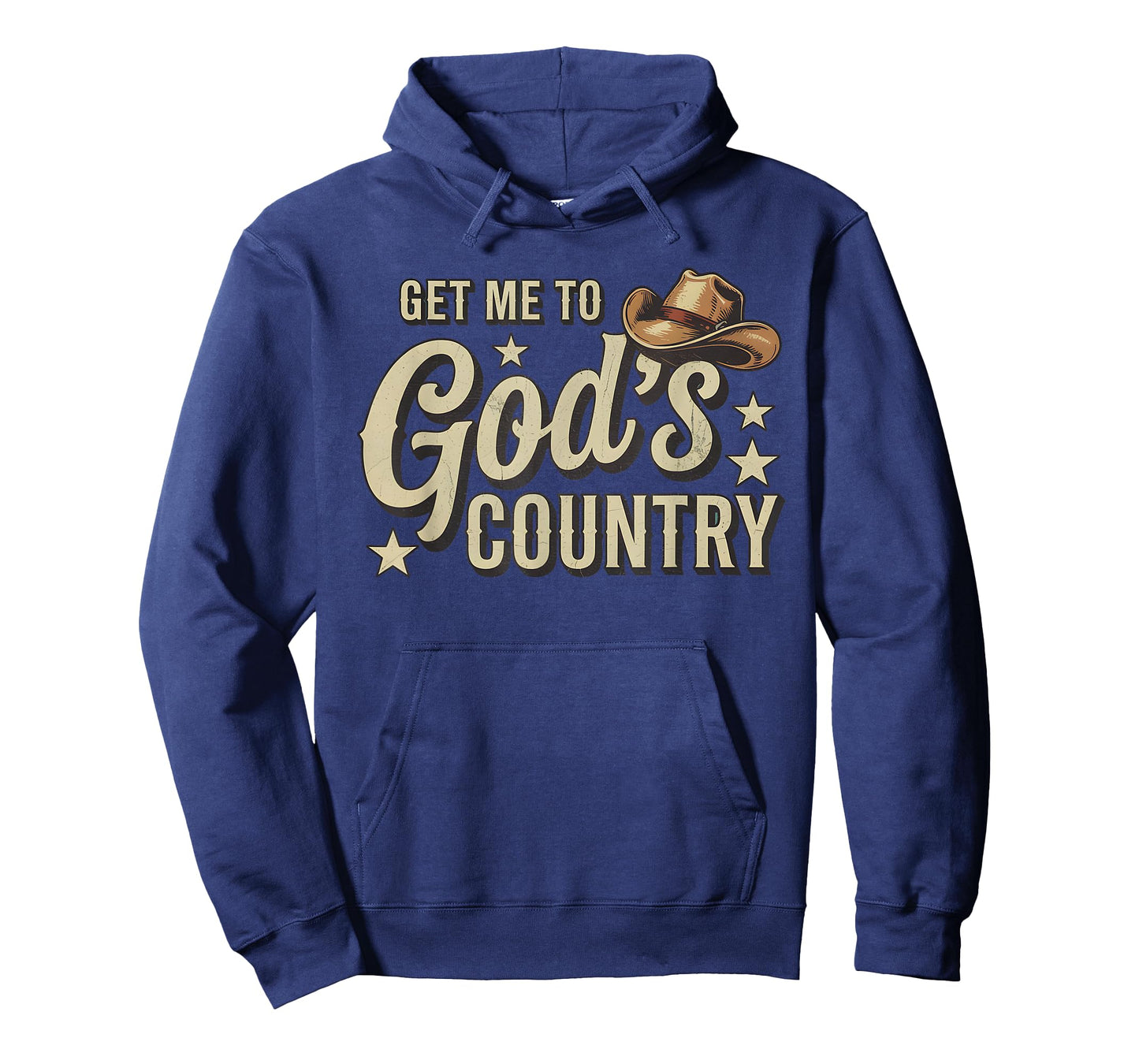 Vintage Get Me To God’s Country Funny Country Hat Funny Meme T-Shirt