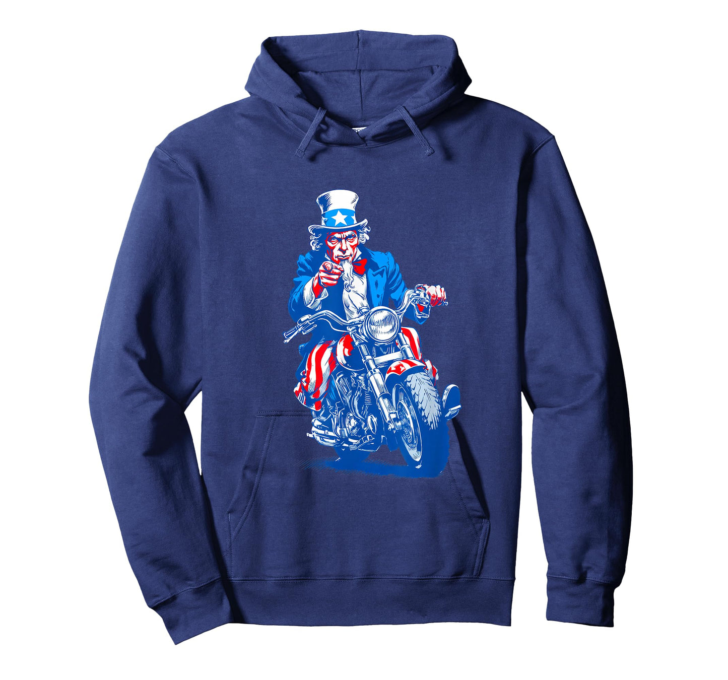 Patriotic Motorcycle Costume for Biker T-Shirt