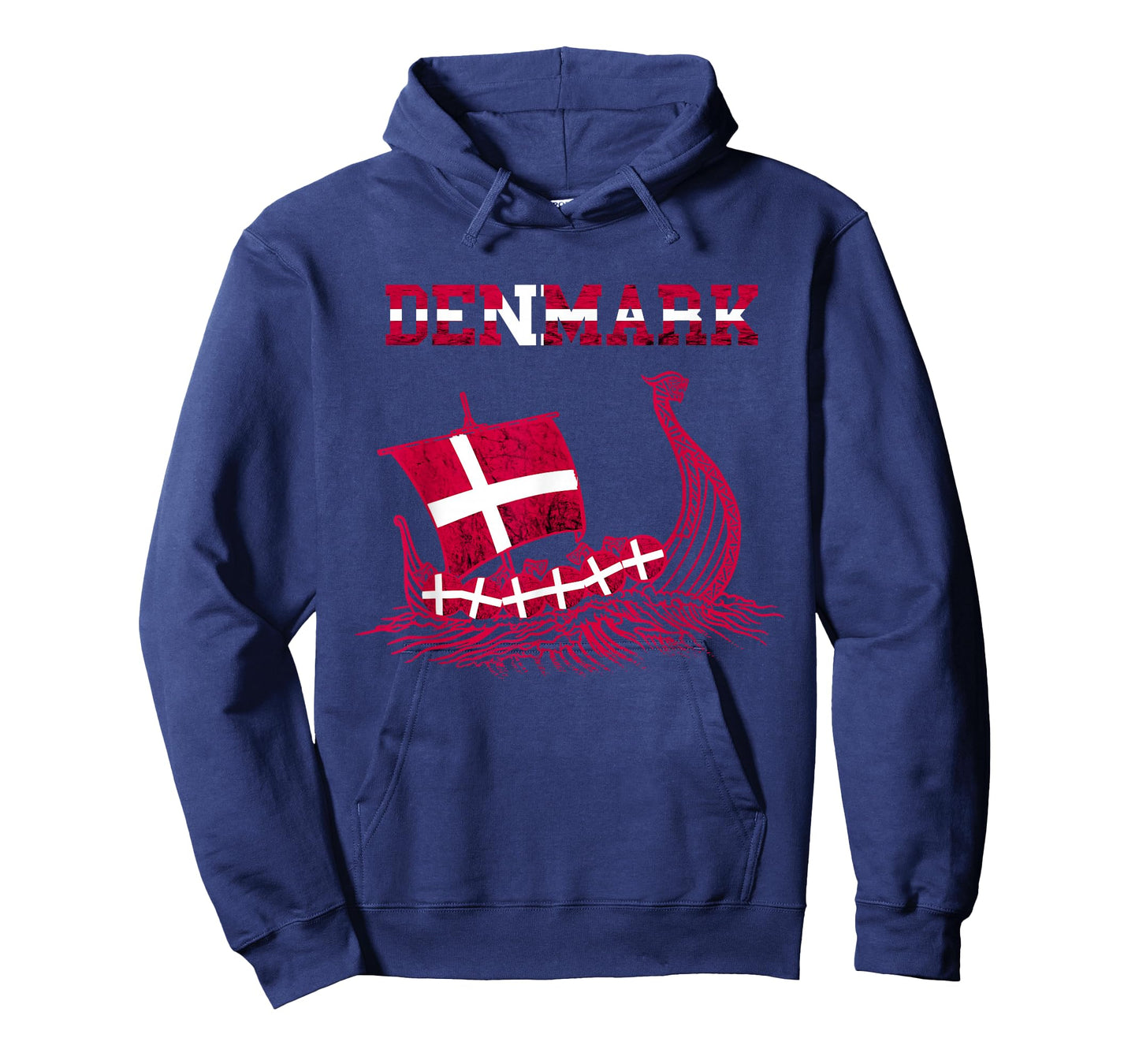 Denmark Viking Ship Danish Flag Dansk Danish Pride Danes T-Shirt