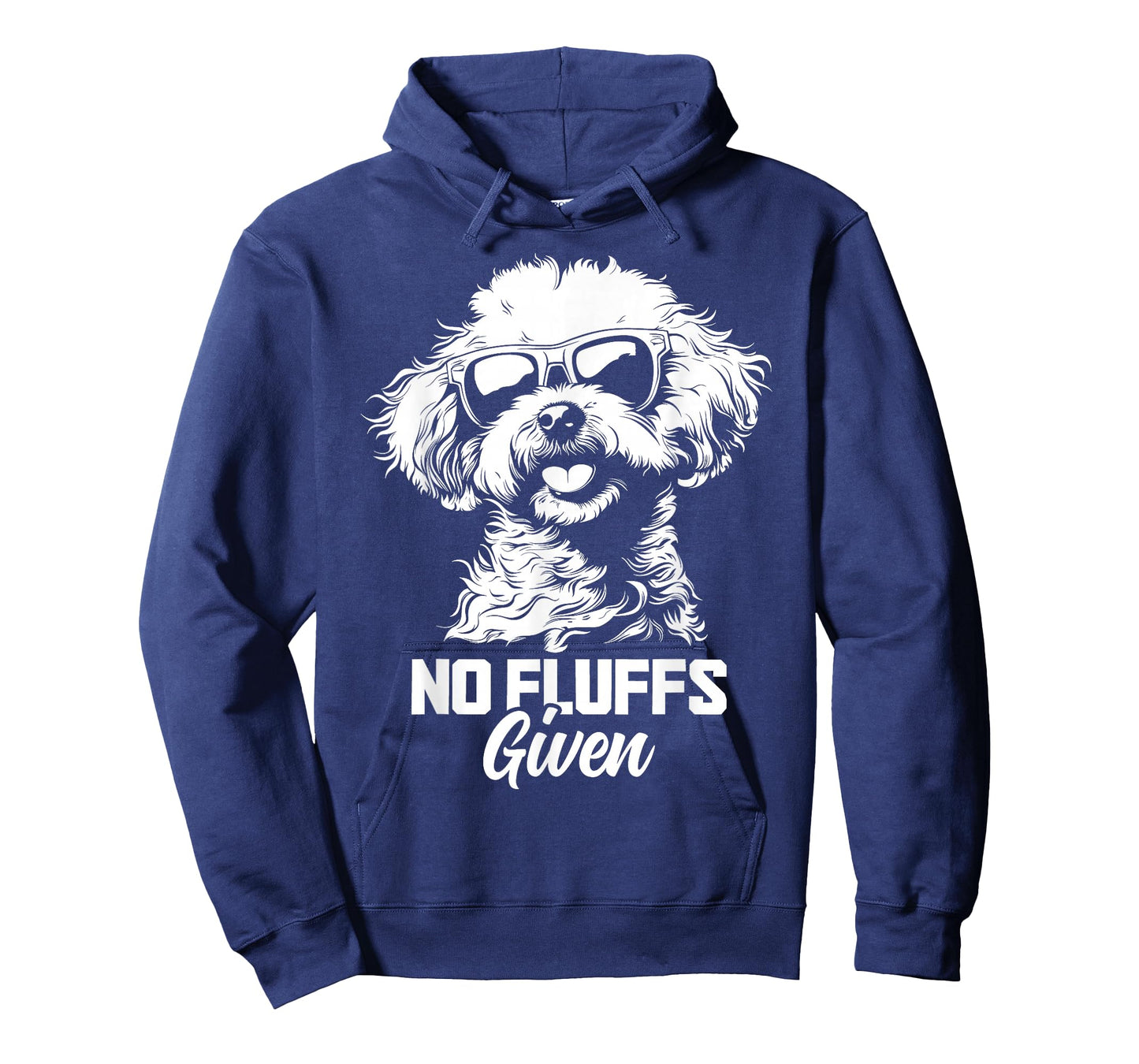 No Fluffs Given Bichon Frise Dog Dad Mom Funny T-Shirt