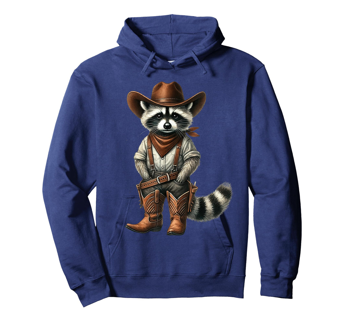 Vintage Raccoon Cowboy Funny Trash Cat Panda Western Country T-Shirt
