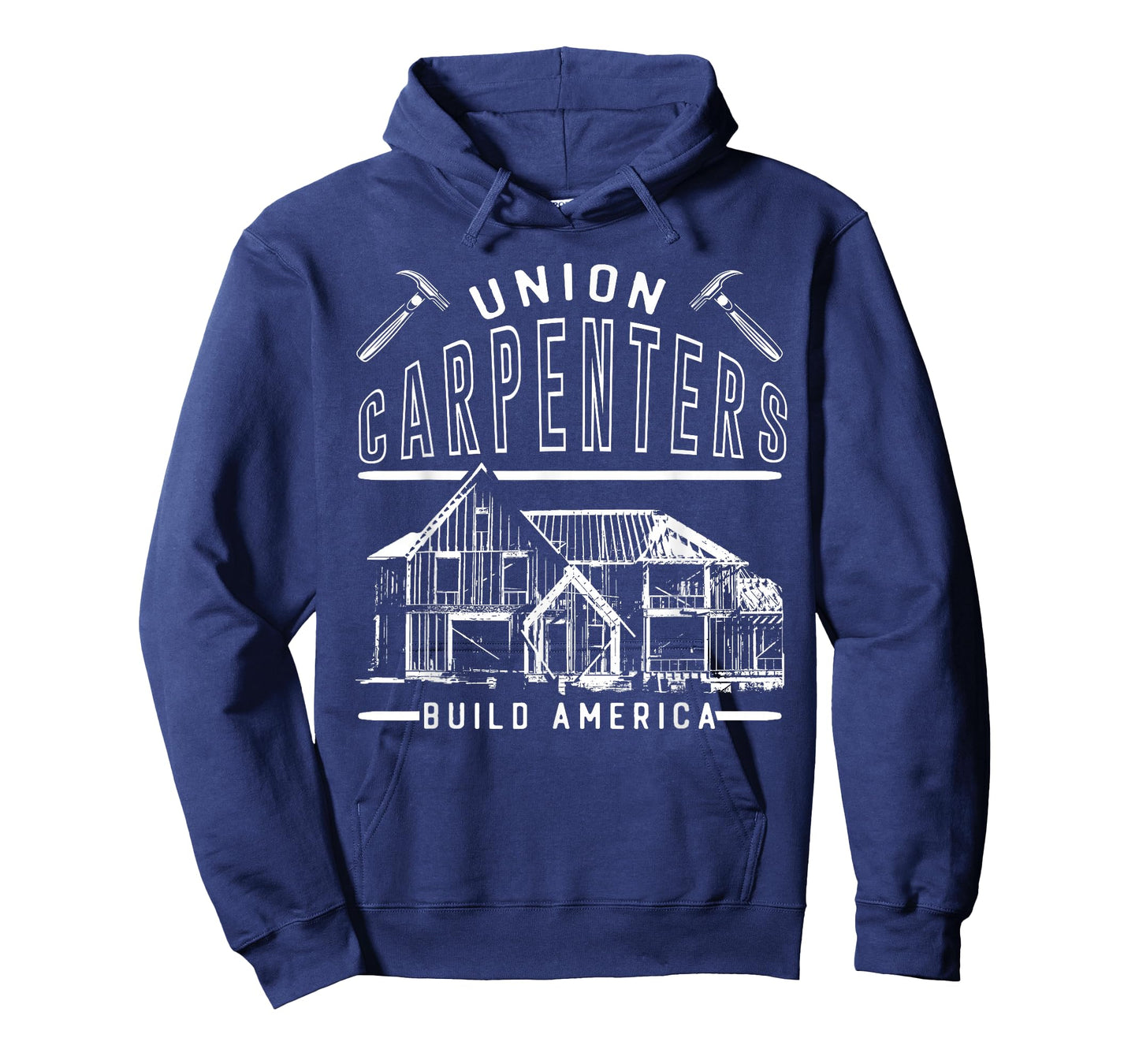 Union Strong Carpenters Builders Proud Laborer Build America T-Shirt