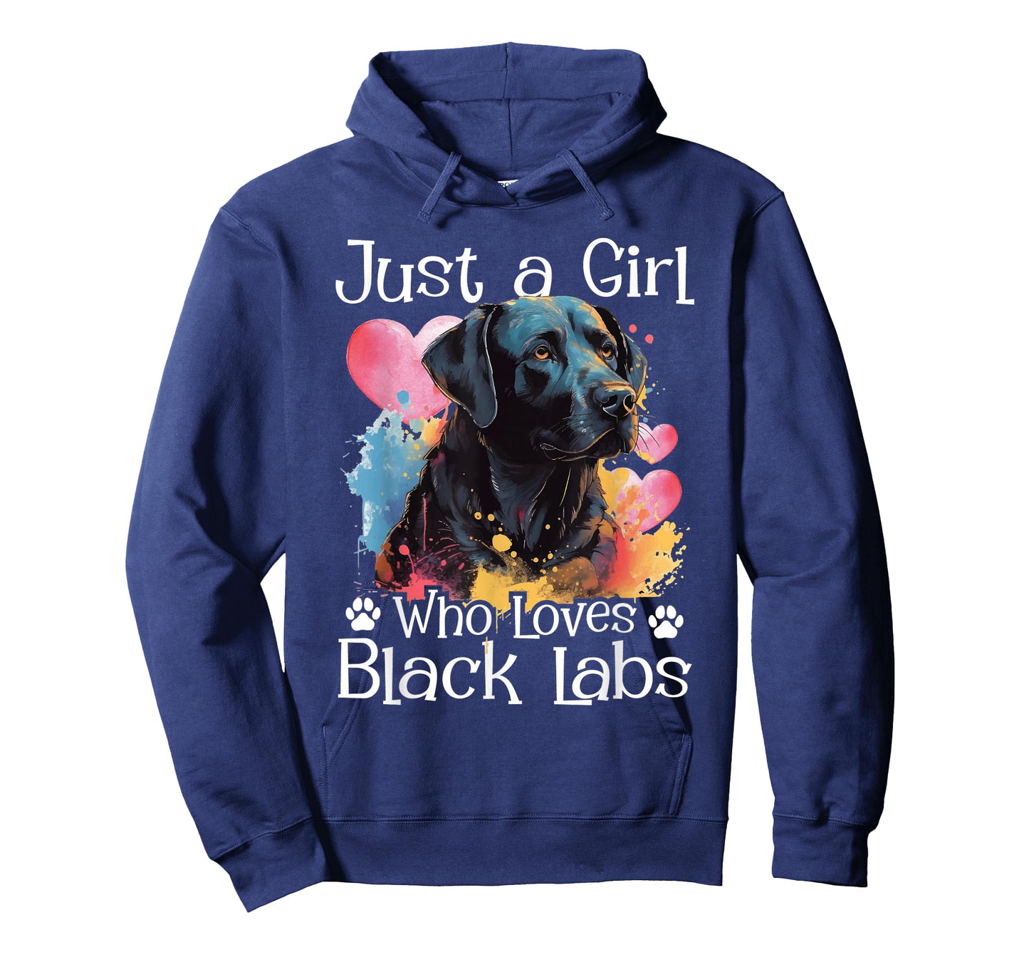 Just A Girl Who Loves Black Labs - Labrador Dog Lover T-Shirt