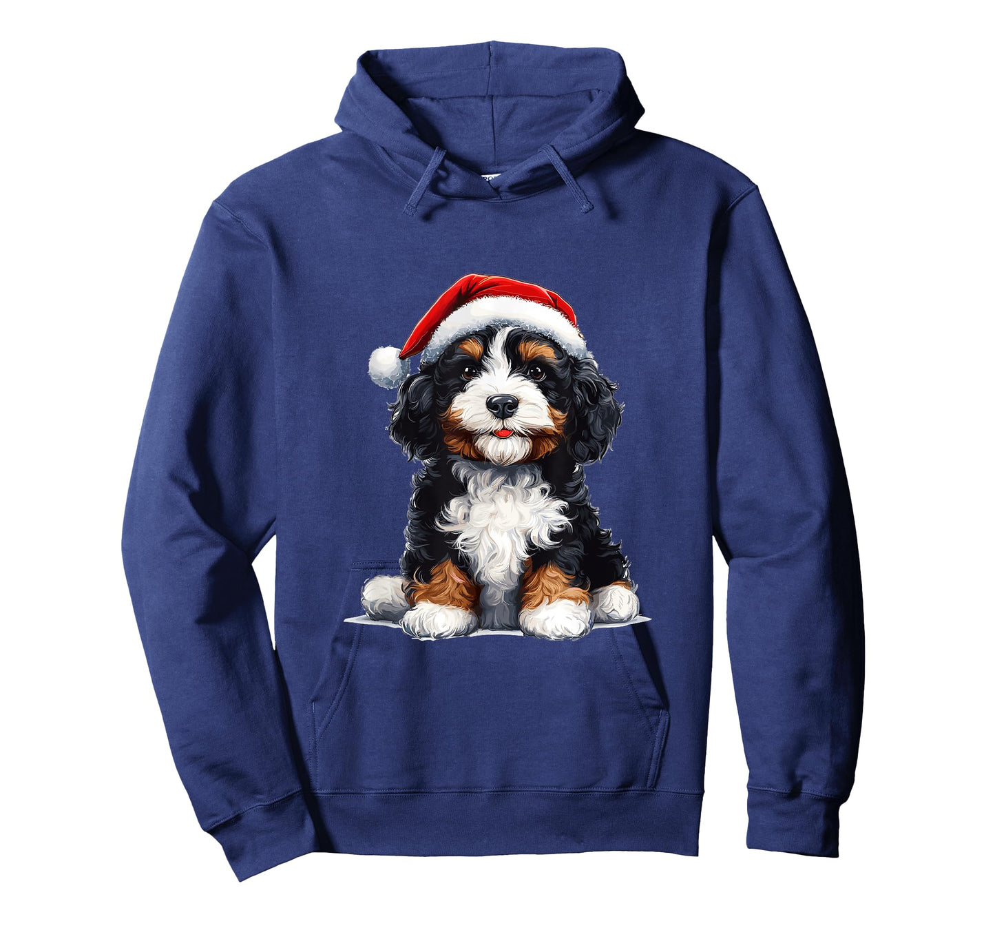 Cute Bernedoodle Dog Christmas Merry X-mas Graphic T-Shirt
