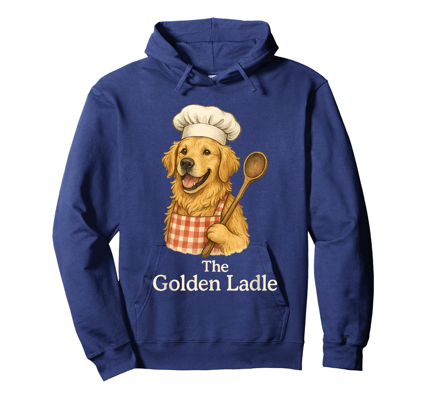 The Golden Ladle Funny Golden Retriever Cooking Chef Dog T-Shirt