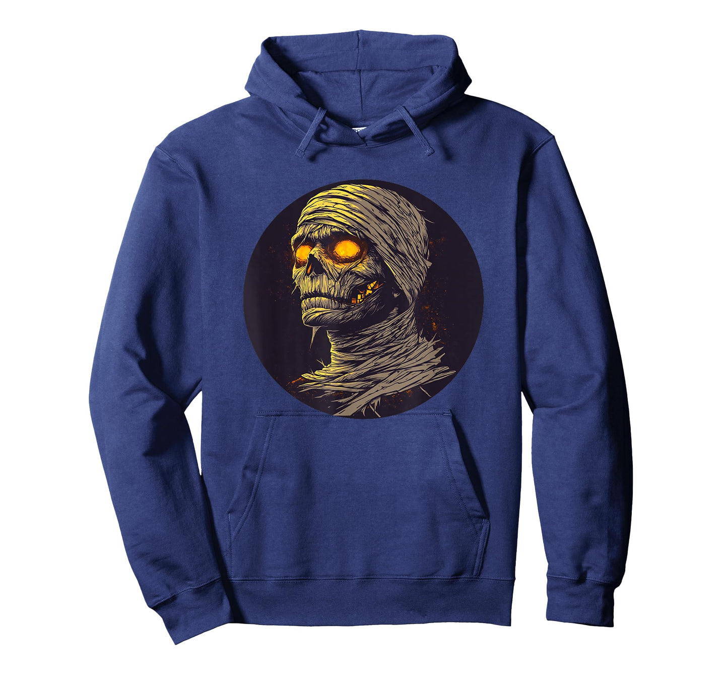 A Hilarious Mummy with Yellow Eyes Ready for Some Fun T-Shirt