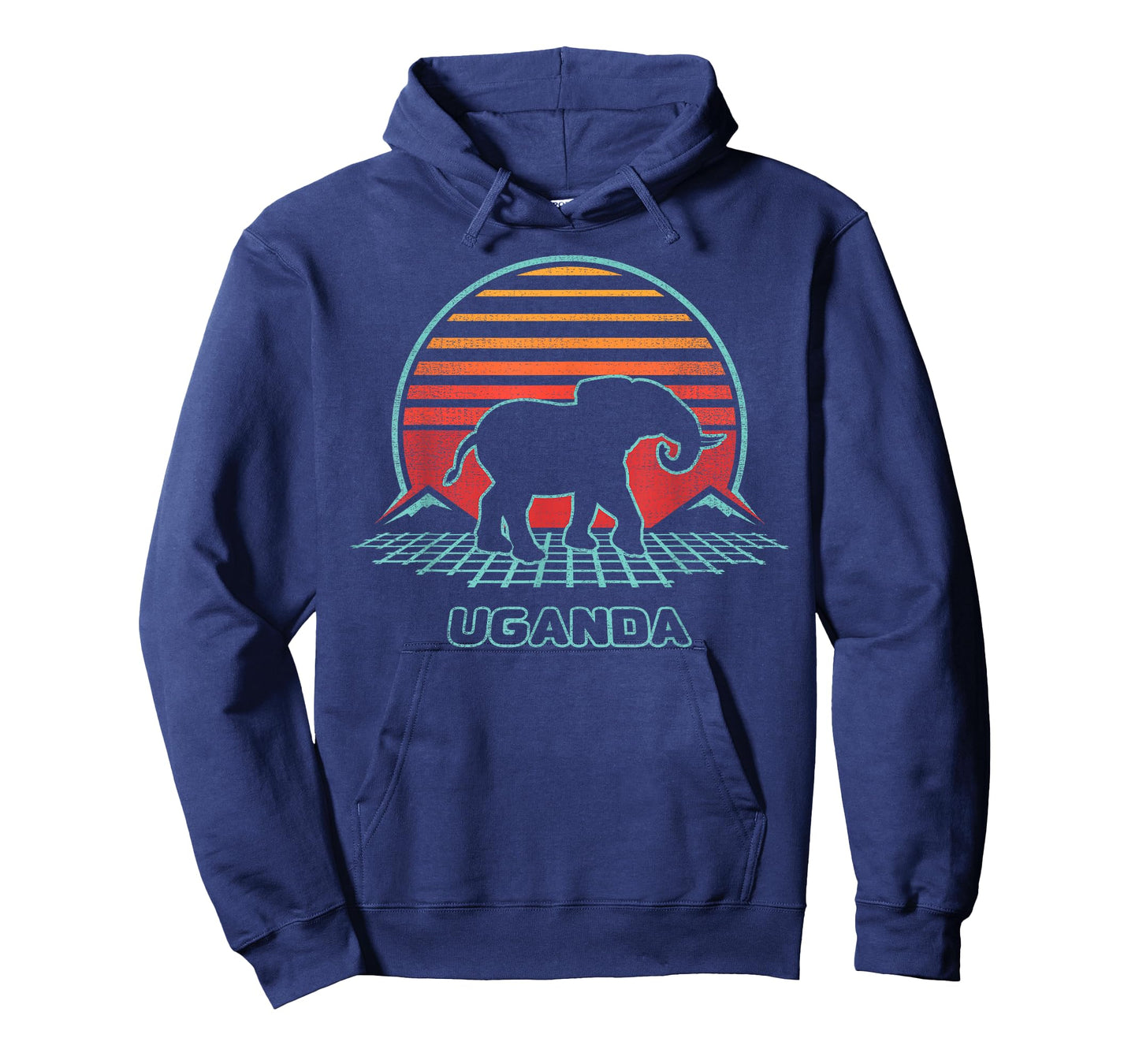 Uganda Retro Vintage 80s Style T-Shirt
