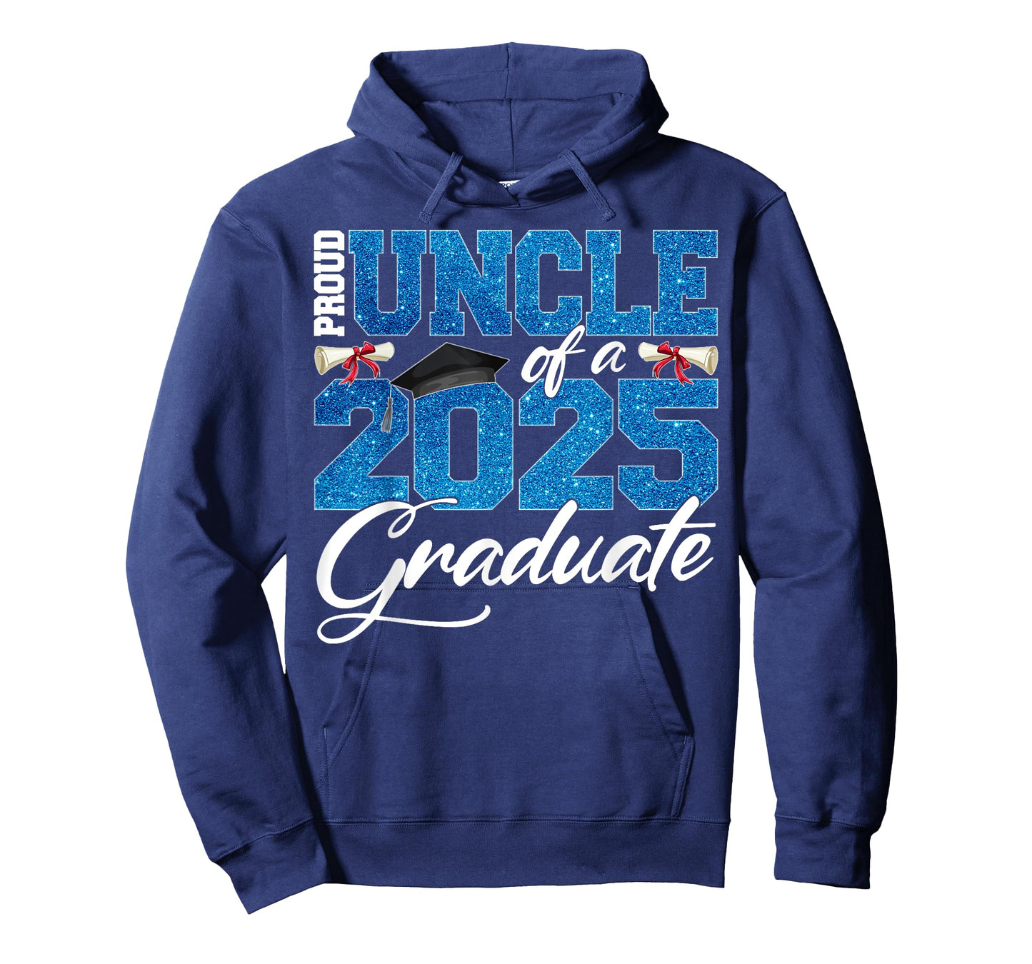 Proud Uncle Of A Class Of 2025 Senior Graduate Men Women T-Shirt