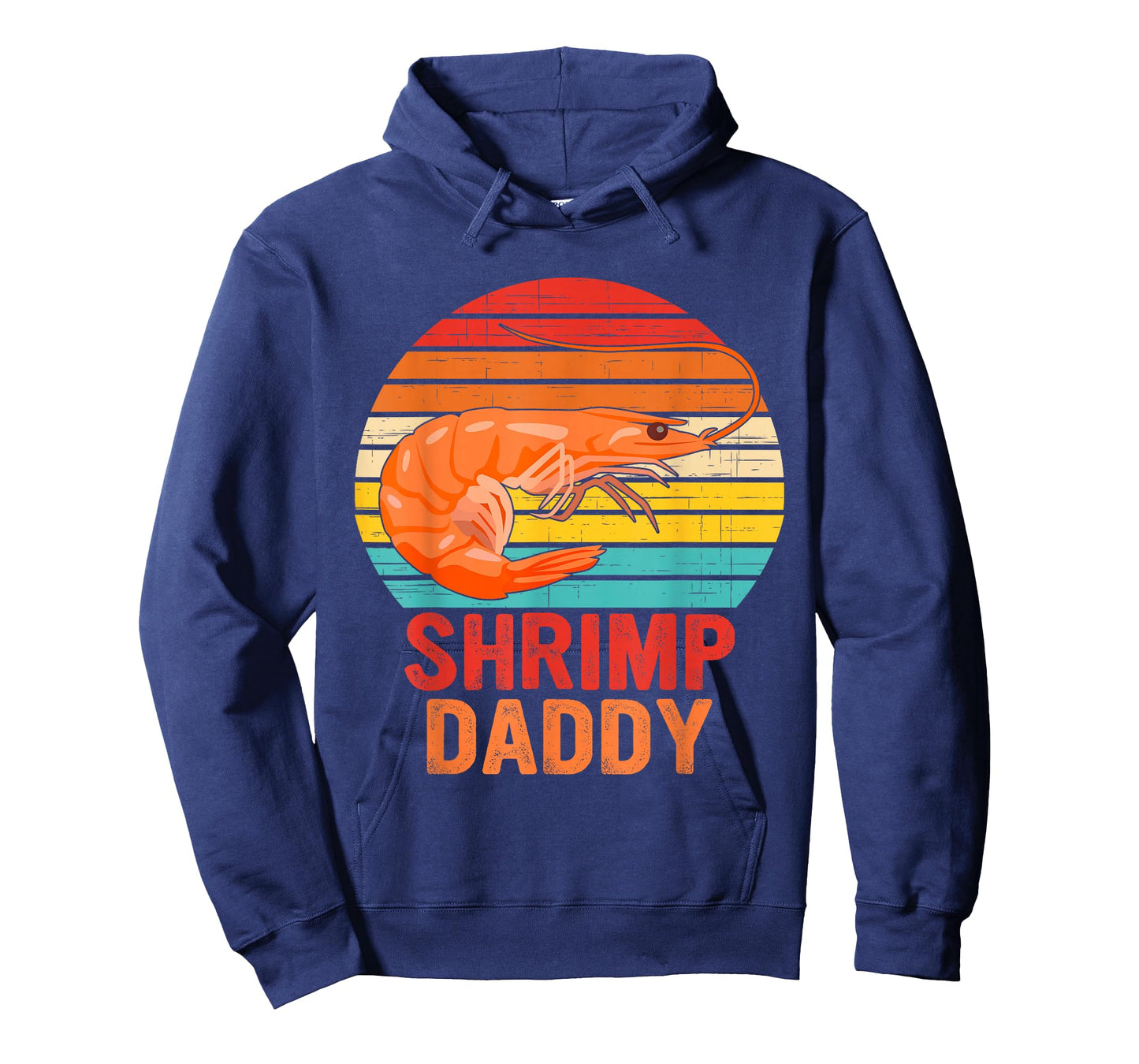 Shrimp Daddy Seafood Shellfish Vintage Design T-Shirt