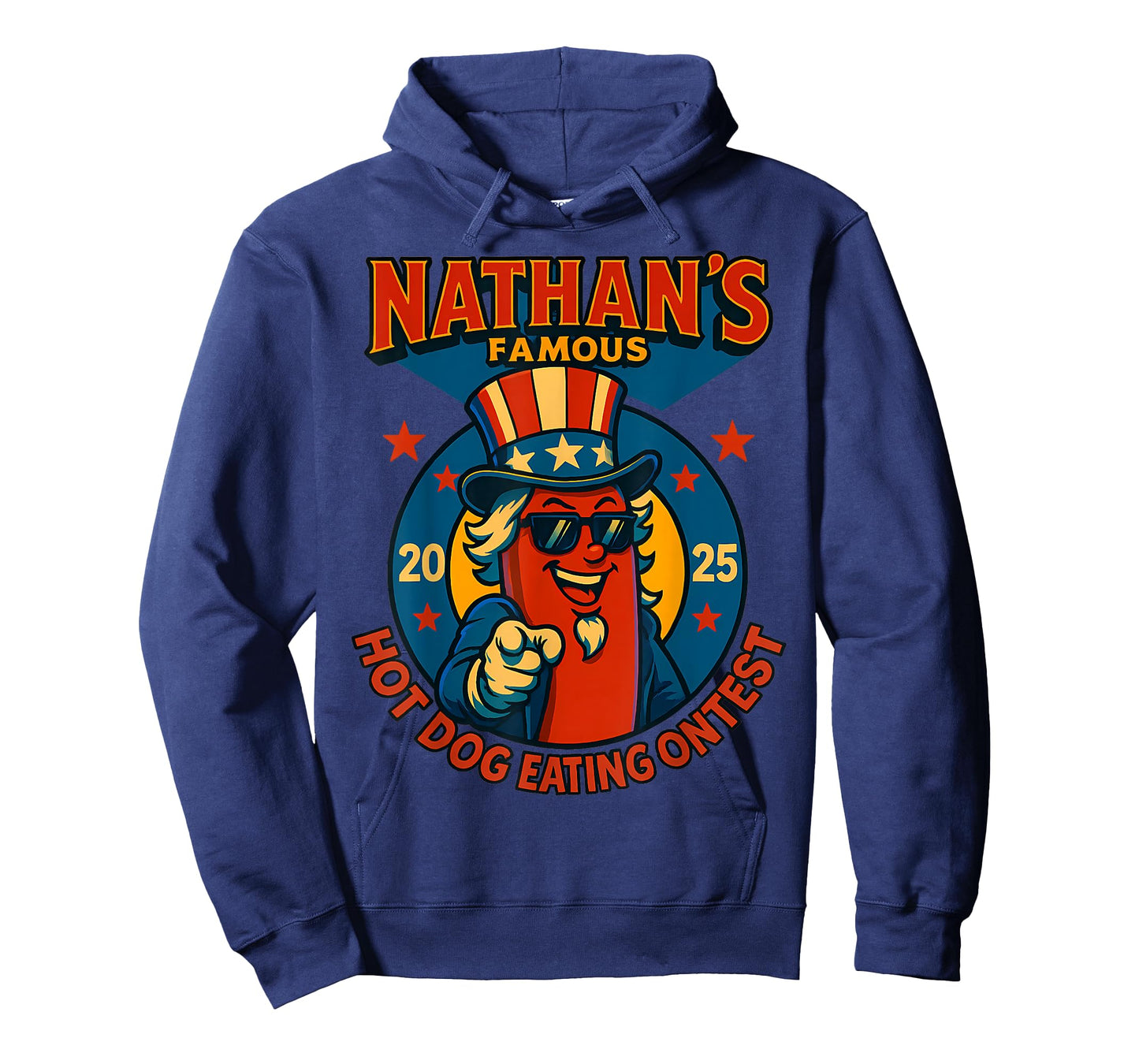Funny Nathan’s Famous Hot Dog Eating Contest 2025 T-Shirt
