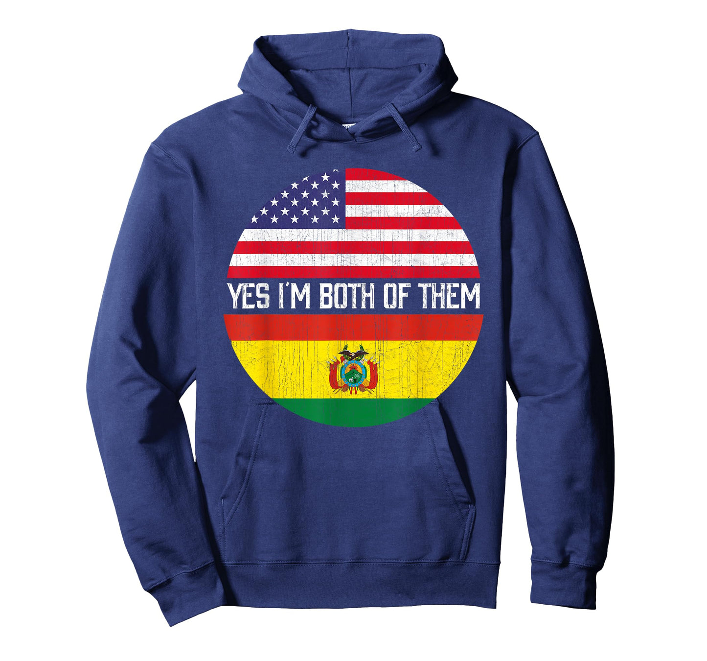 Half American Half Bolivian USA Flag Family Heritage T-Shirt for Women Kids Men