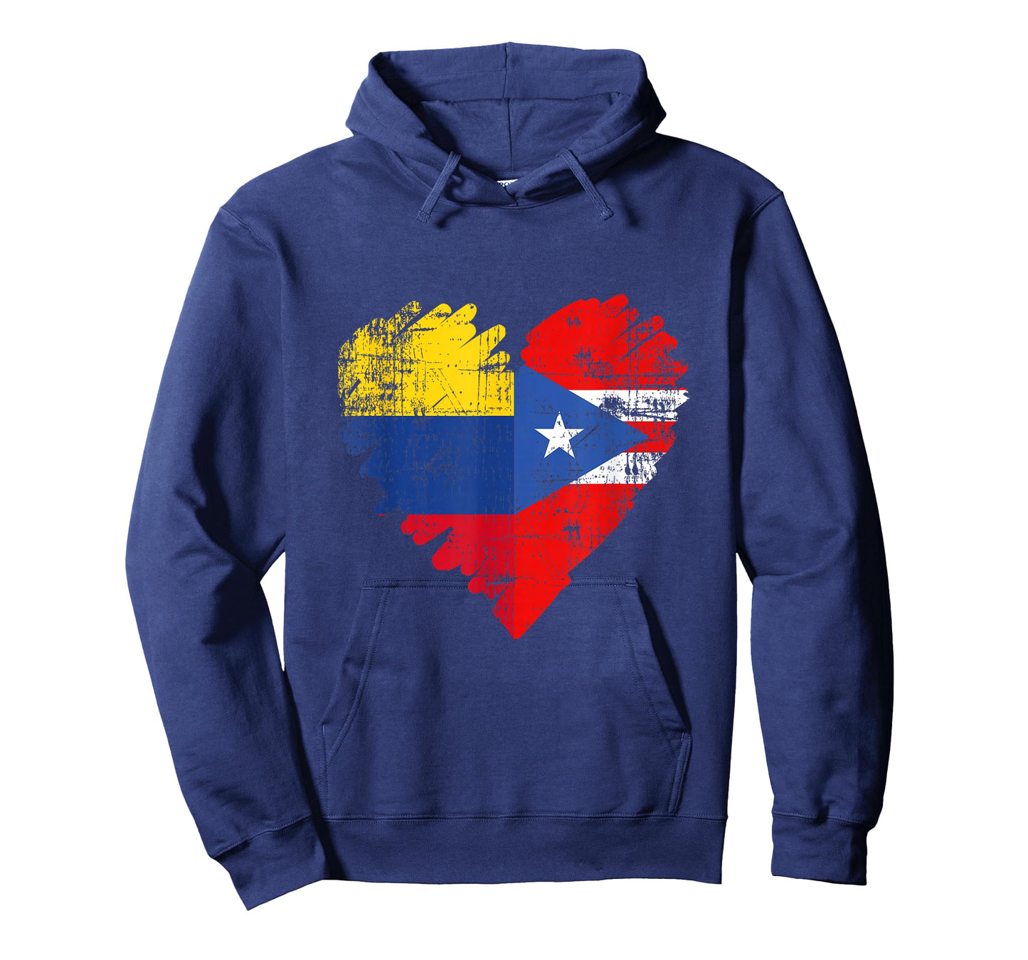 Colombia Puerto Rico T-Shirt Flag Heart Colombian Rican T-Shirt