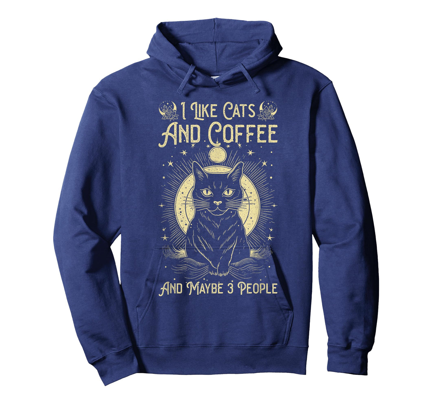 I Like Cats And Coffee And Maybe 3 People Funny Love Cats T-Shirt