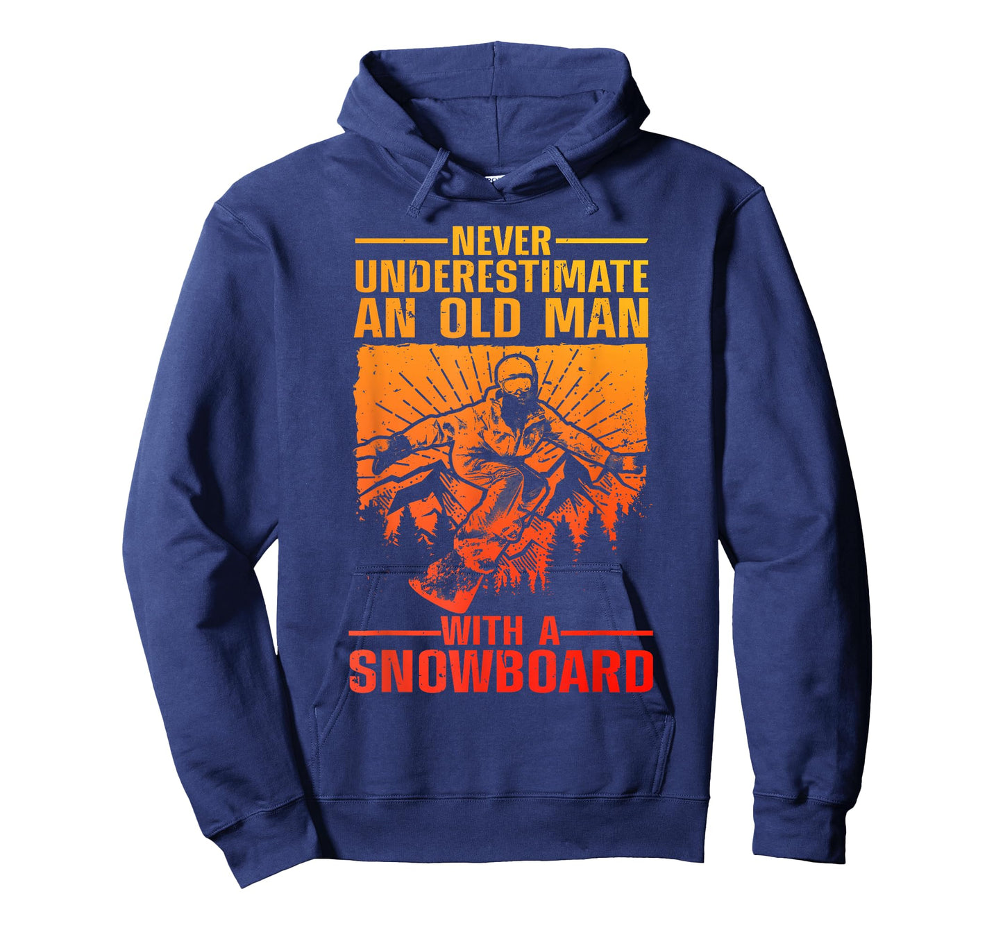 Cool Snowboarding Art for Men Grandpa Dad Winter Snowboarder T-Shirt