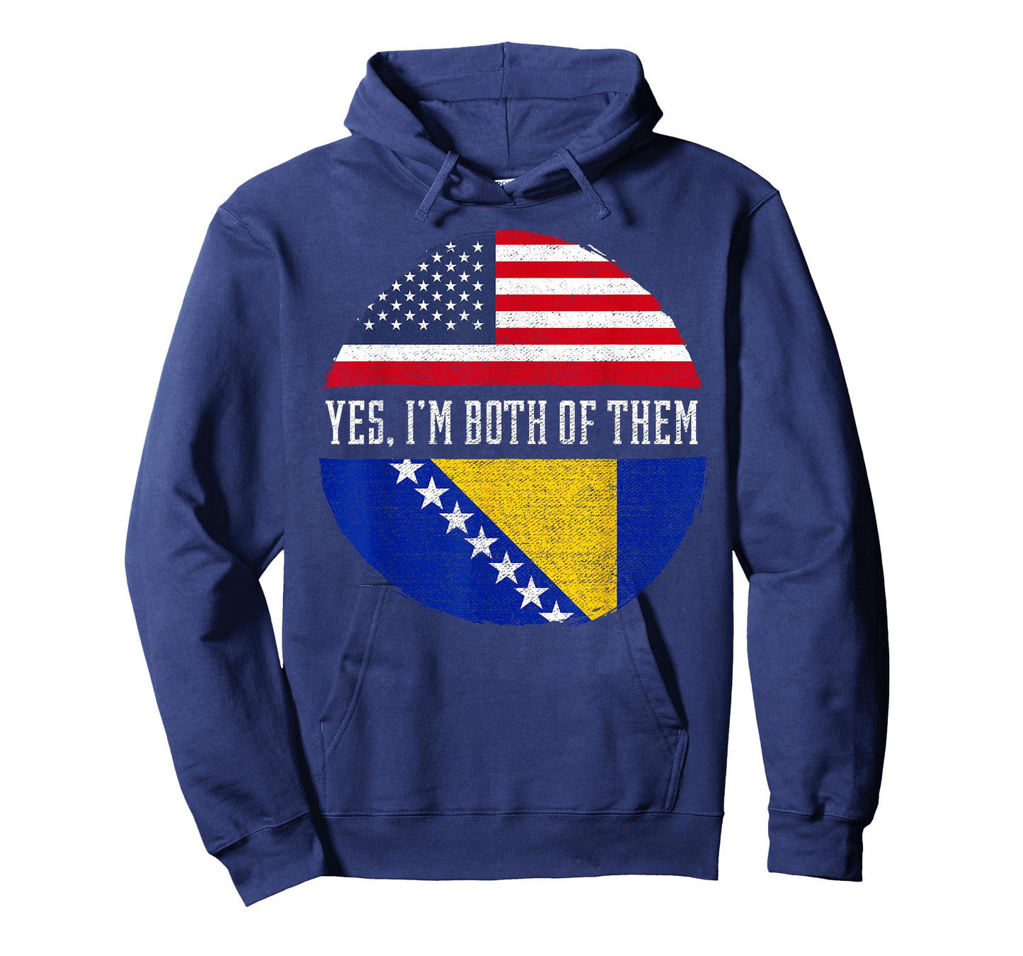Half American Bosnian Herzegovinian Bosnia and Herzegovina T-Shirt