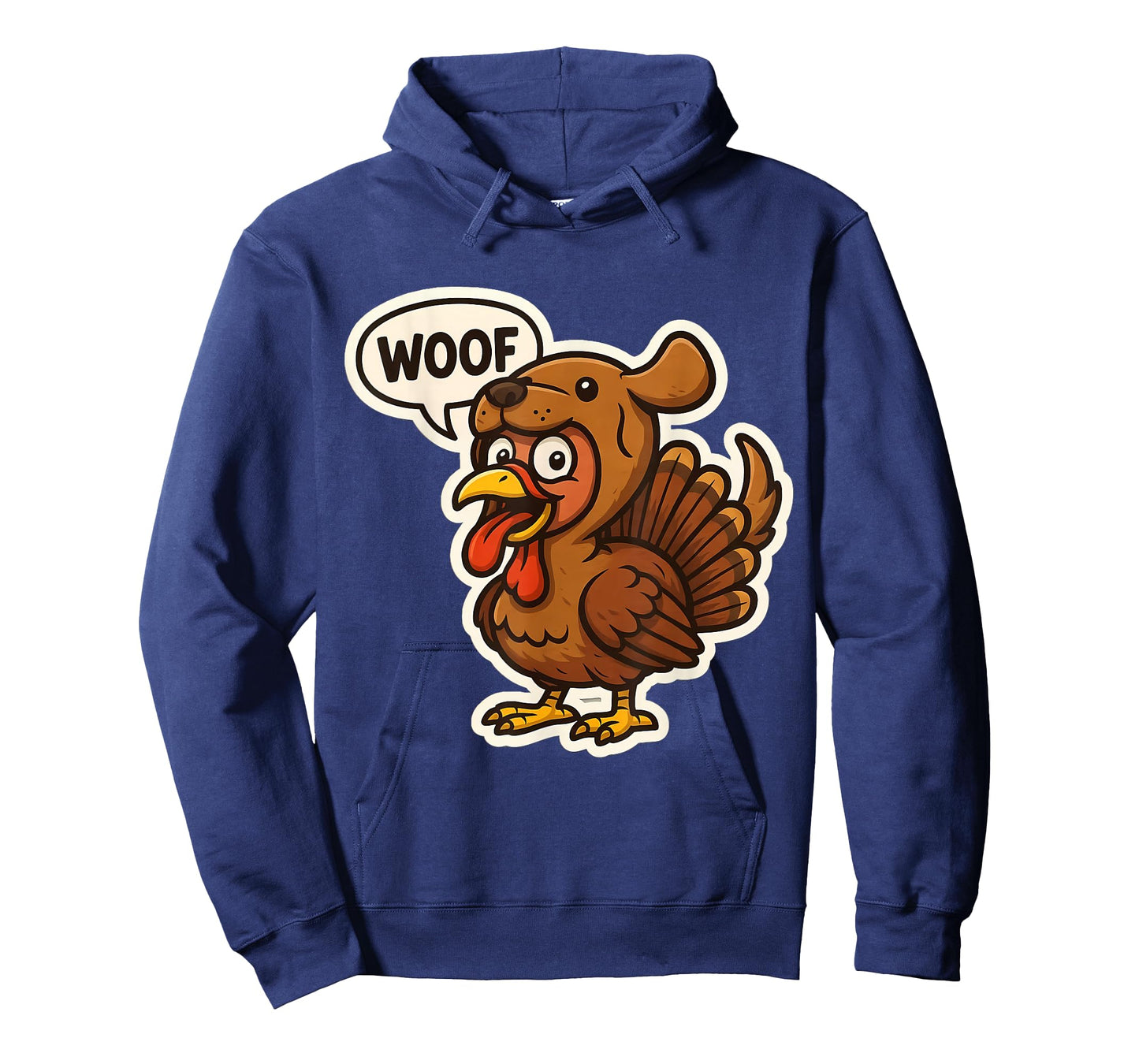 Turkey Dressed As Dog Costume Woof Funny Thanksgiving Owner T-Shirt