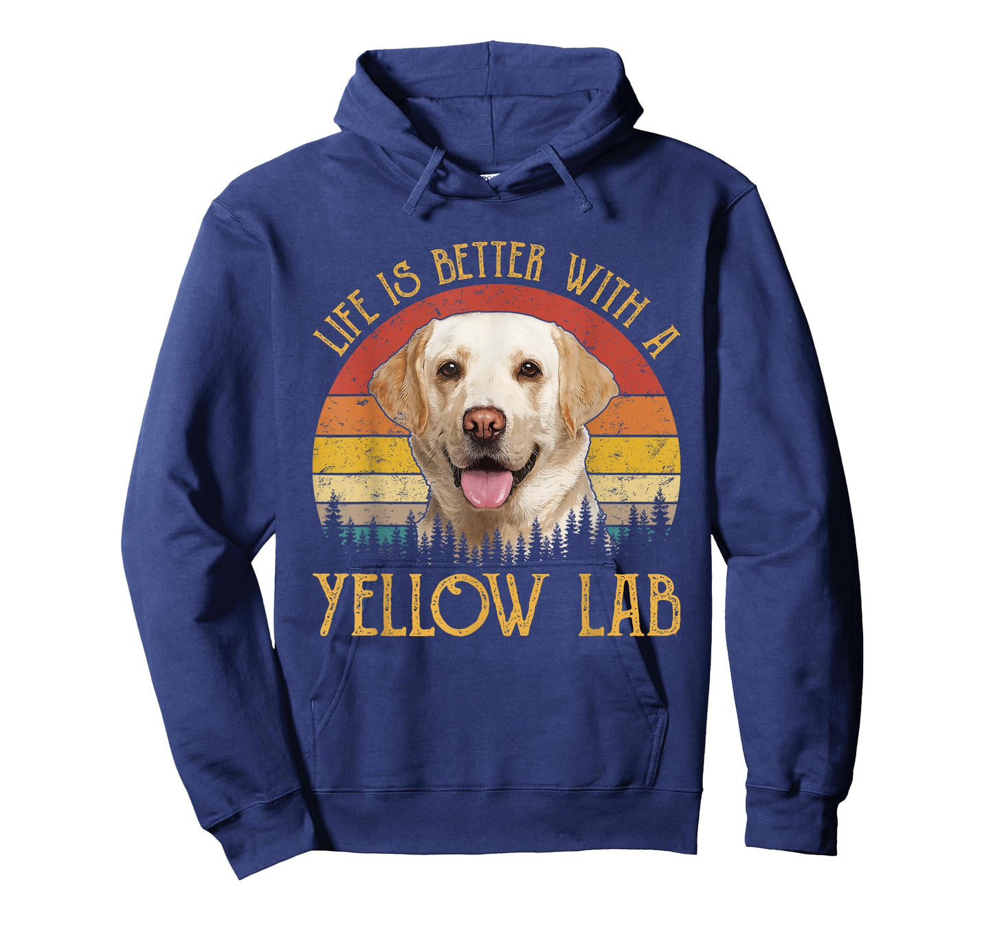 Life is Better with A Yellow Lab Dog Labrador Retriever Men Women Girls Kids T-Shirt