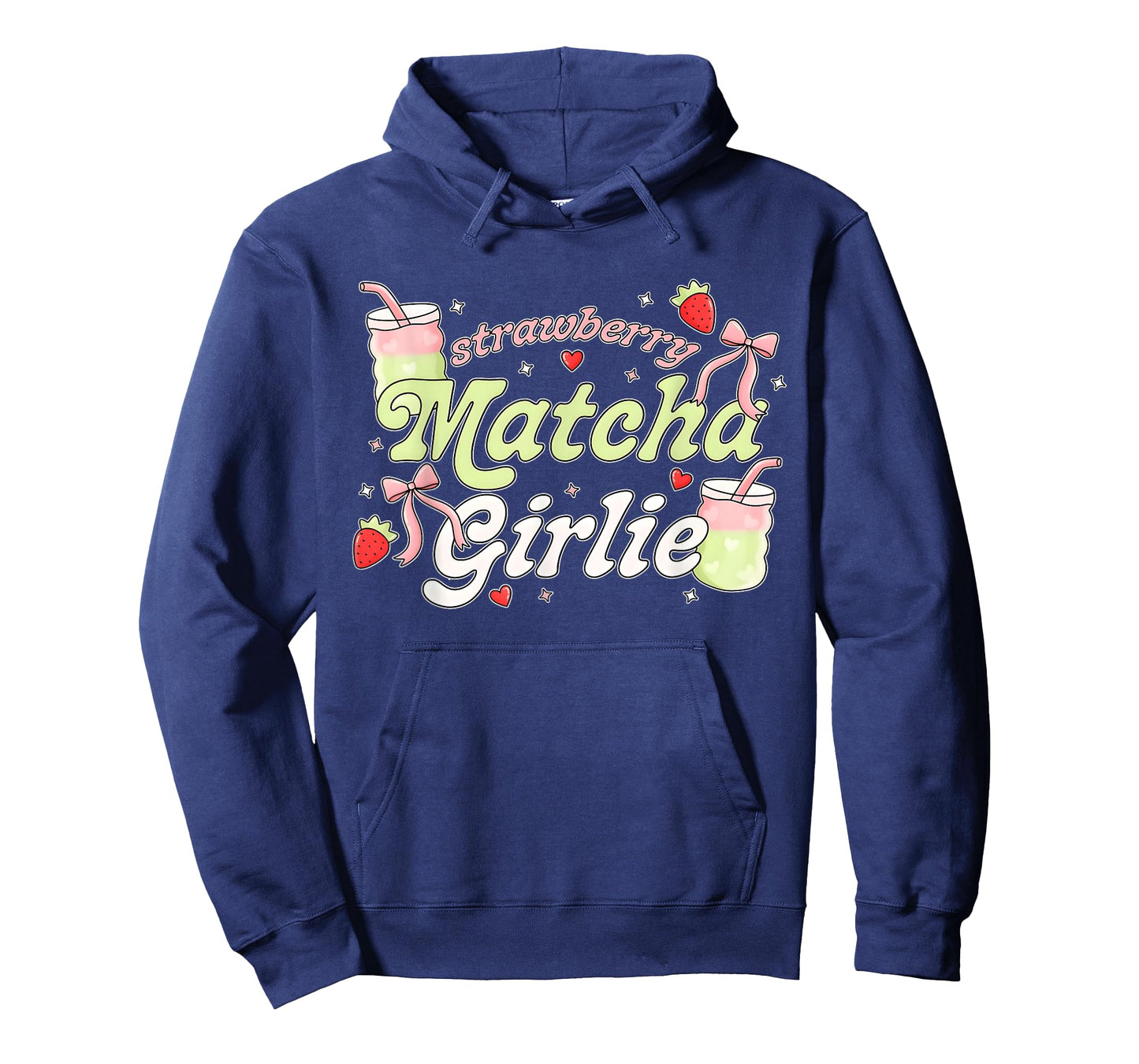 Strawberry Matcha Girlie Design T-Shirt