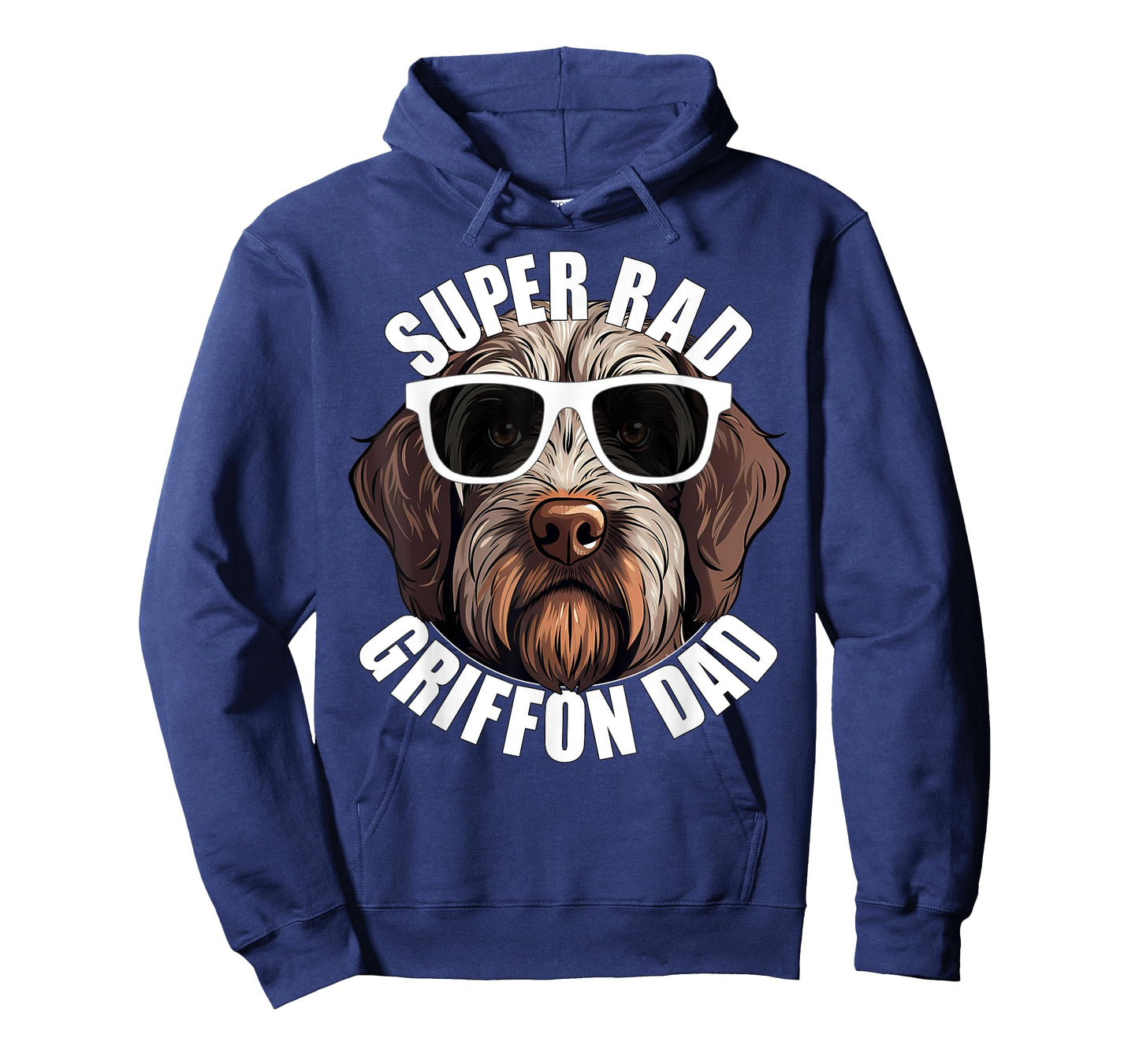 Wirehaired Pointing Griffon Dad Cute Super Rad Puppy Dog T-Shirt
