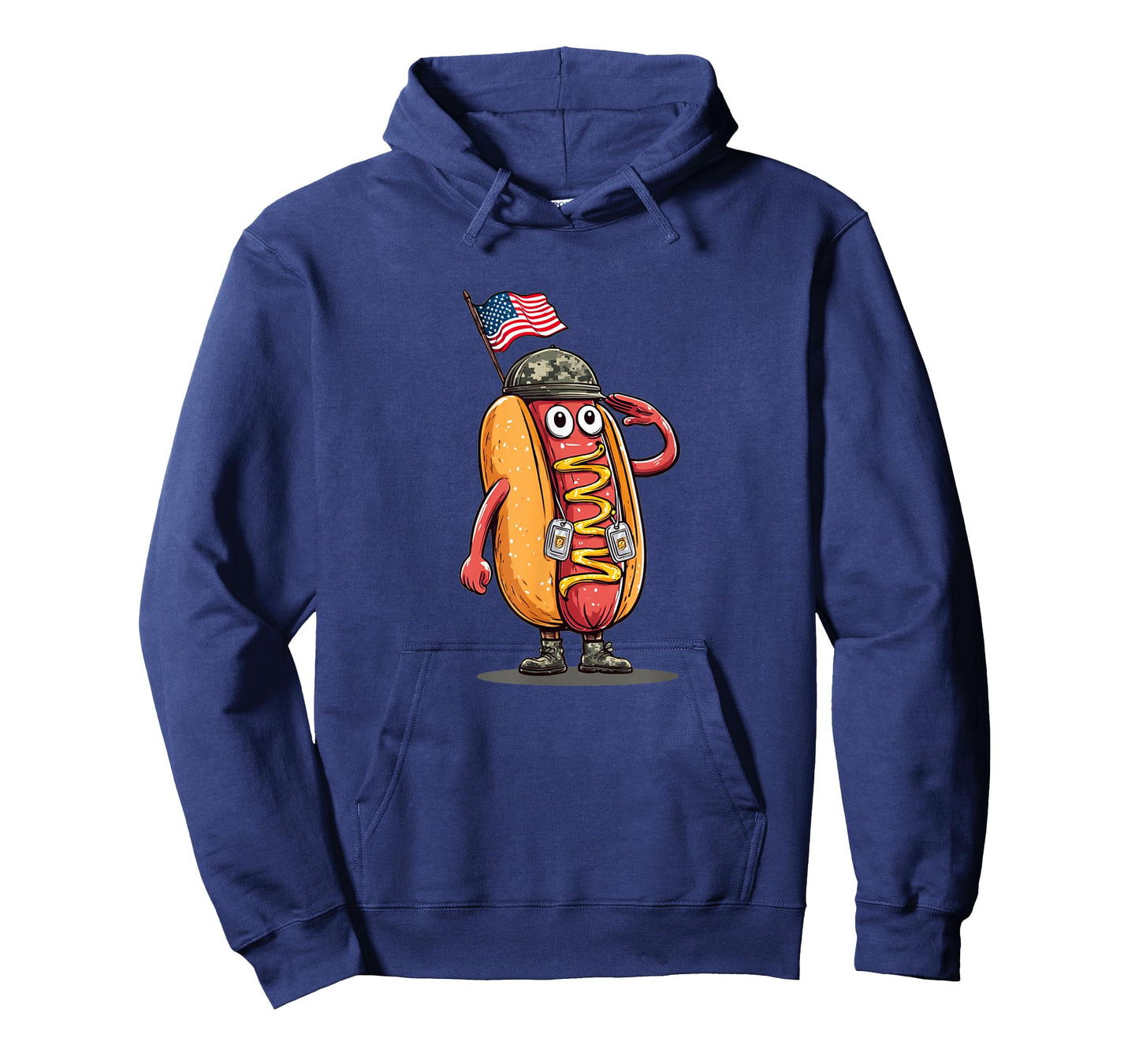 Nice USA Hotdog in Military Look for Saluting Lovers T-Shirt