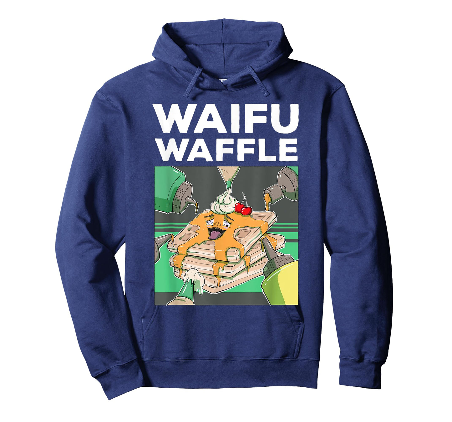 Otaku Ahegao WAIFU WAFFLE Ecchi Etchi Hentai Lewd Great Gift T-Shirt