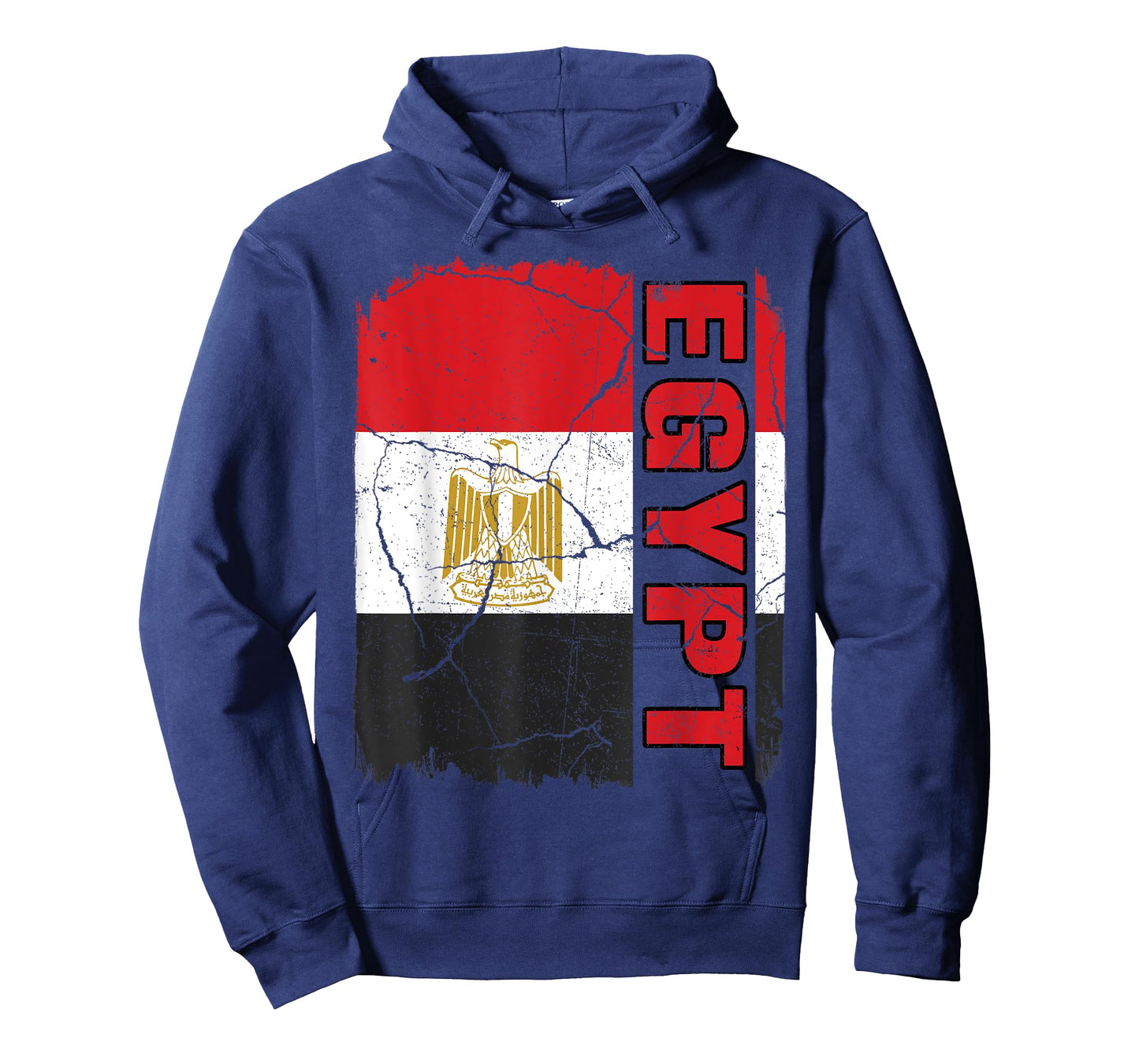 Vintage Egyptian Flag Egypt Pride Roots Heritage Gift T-Shirt