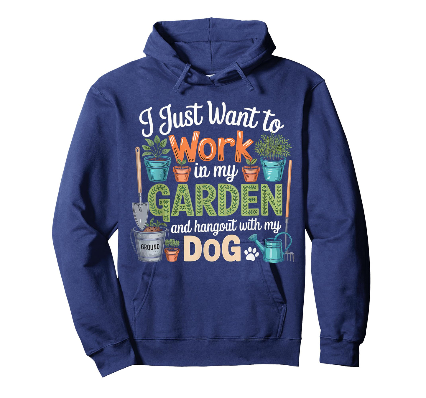 Dog Lover Quote Funny Gardening Enthusiast T-Shirt