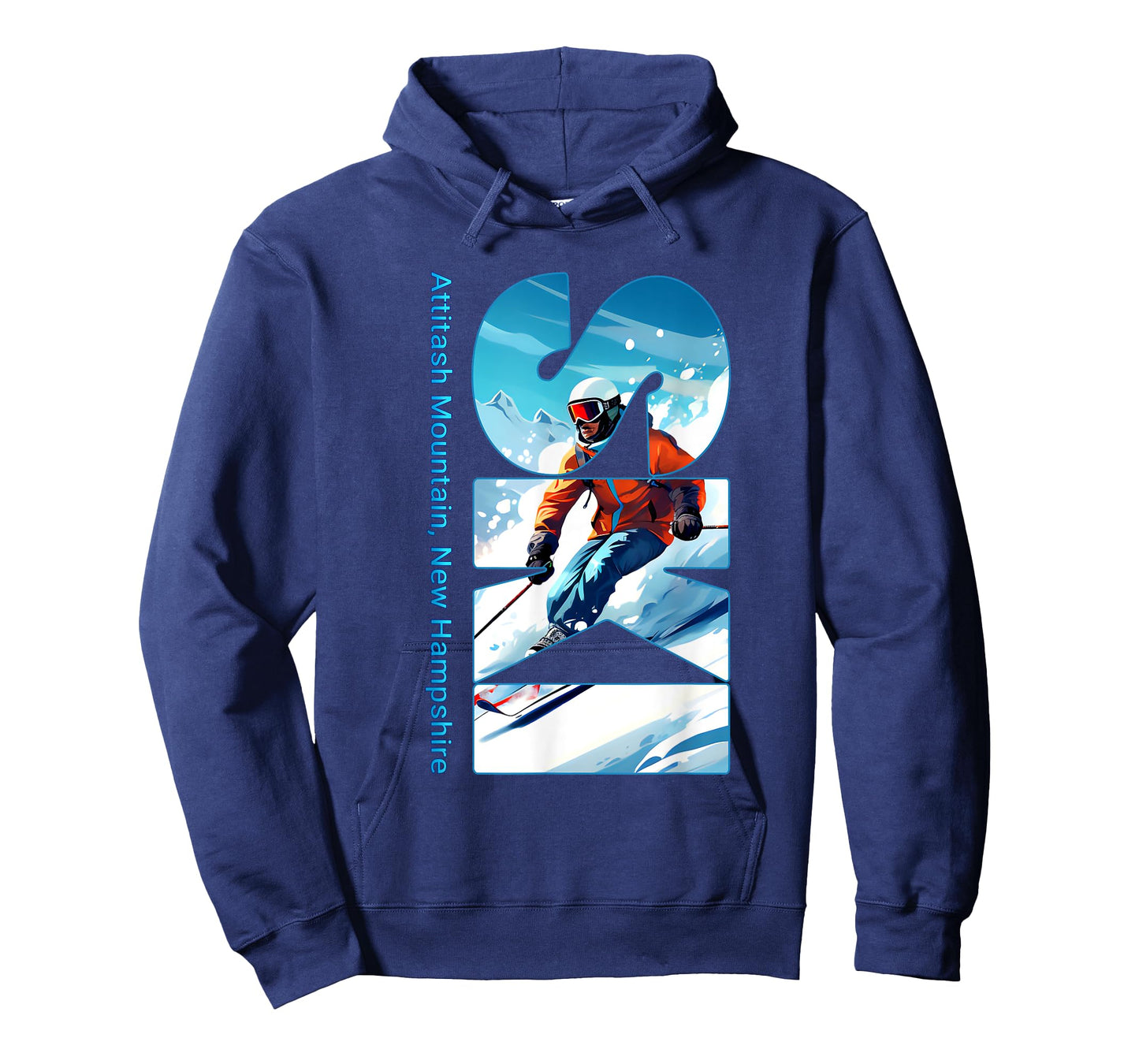 Attitash Mountain Cool Skiing Vacation Ski Outdoor Skier T-Shirt