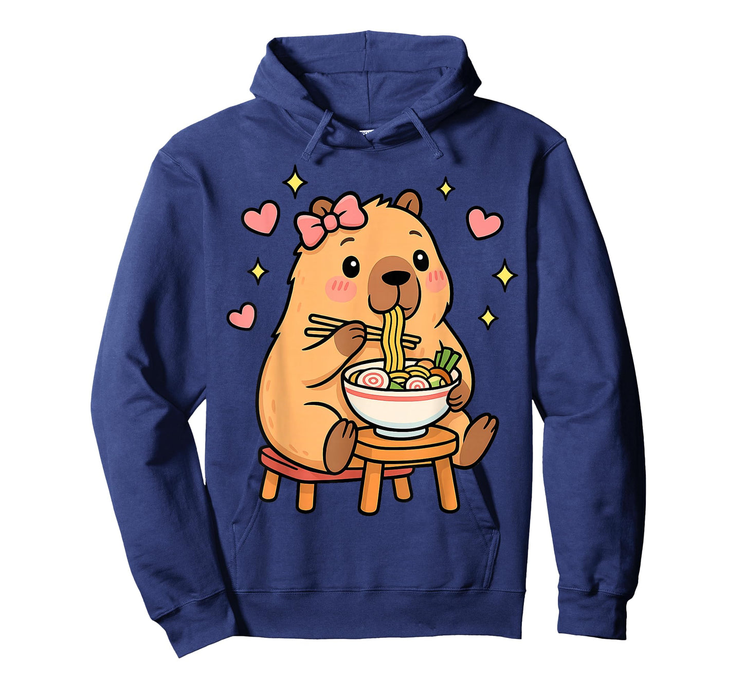Cute Girls Capybara Ramen Kawaii Tea Kawaii Capy Lover Kids T-Shirt