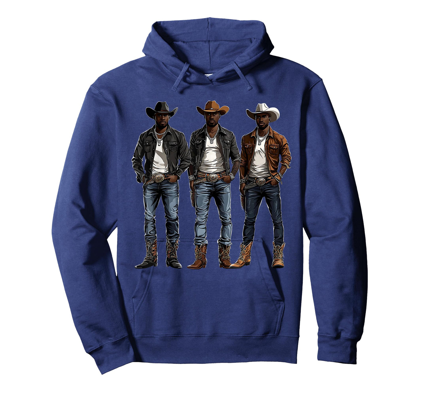 Black African American Cowboy Western Country Texas Rodeo T-Shirt