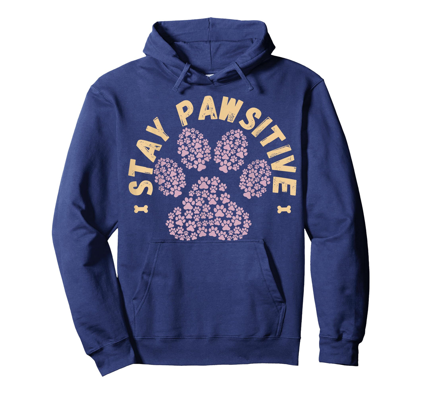 Stay Pawsitive Funny Dog Lover Gift Pet Puppy Positive Fur T-Shirt