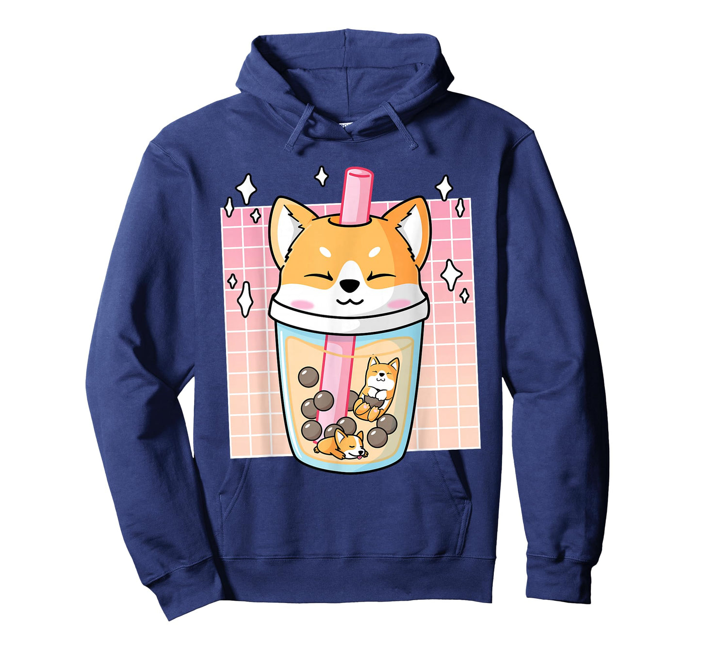 Kawaii Shiba Inu Dog Bubble Tea Boba Japan Corgi T-Shirt