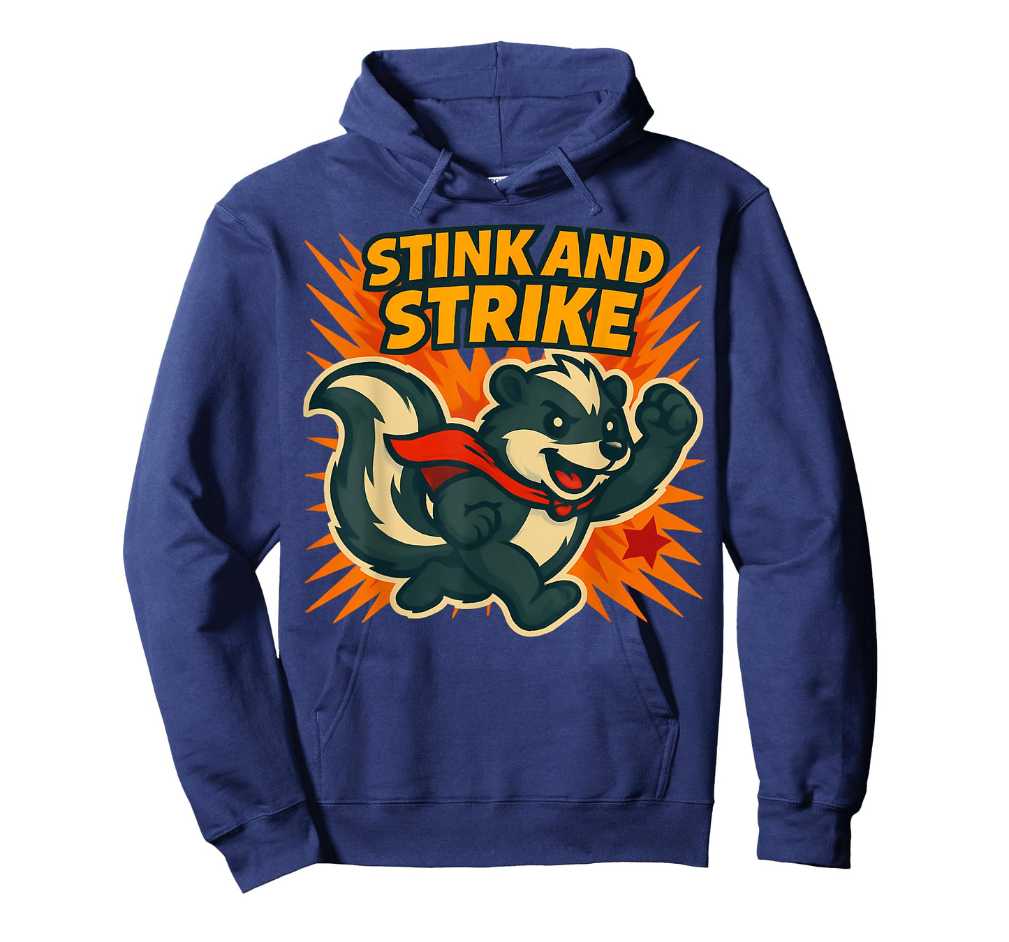 Stink and Strike Skunk Superhero T-Shirt