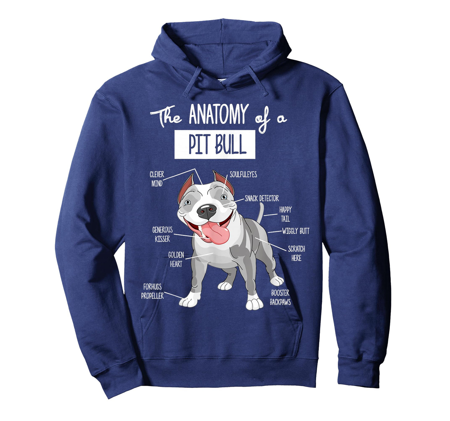 Anatomy Of A Pitbull T-shirt Dog Lover Tee T-Shirt