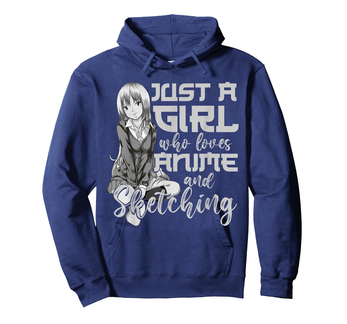 Artist Gift Just A Girl Who Loves Anime And Sketching Anime T-Shirt
