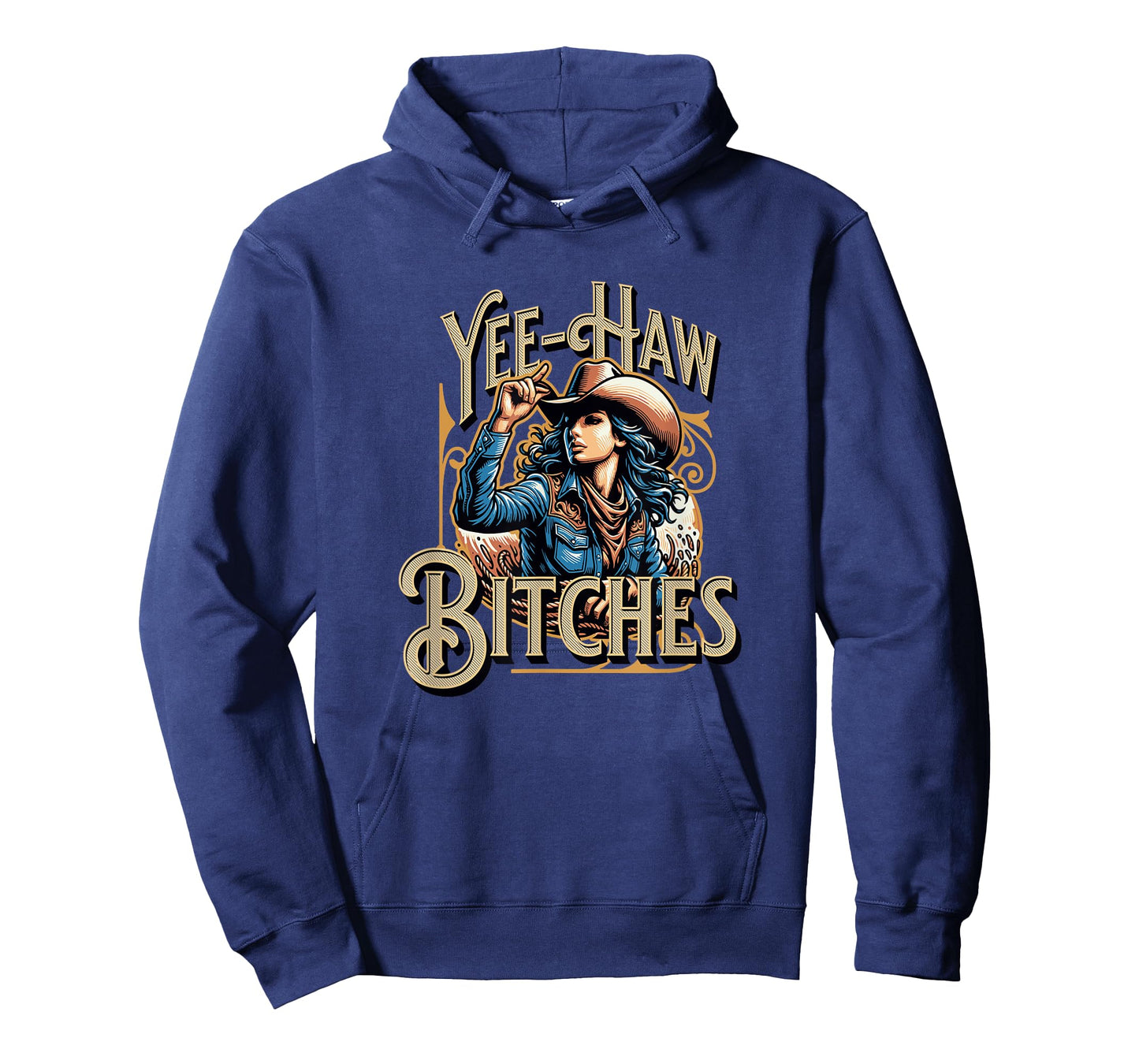Retro Yee Haw Bitches Funny Yeehaw Western Country Cowgirl T-Shirt