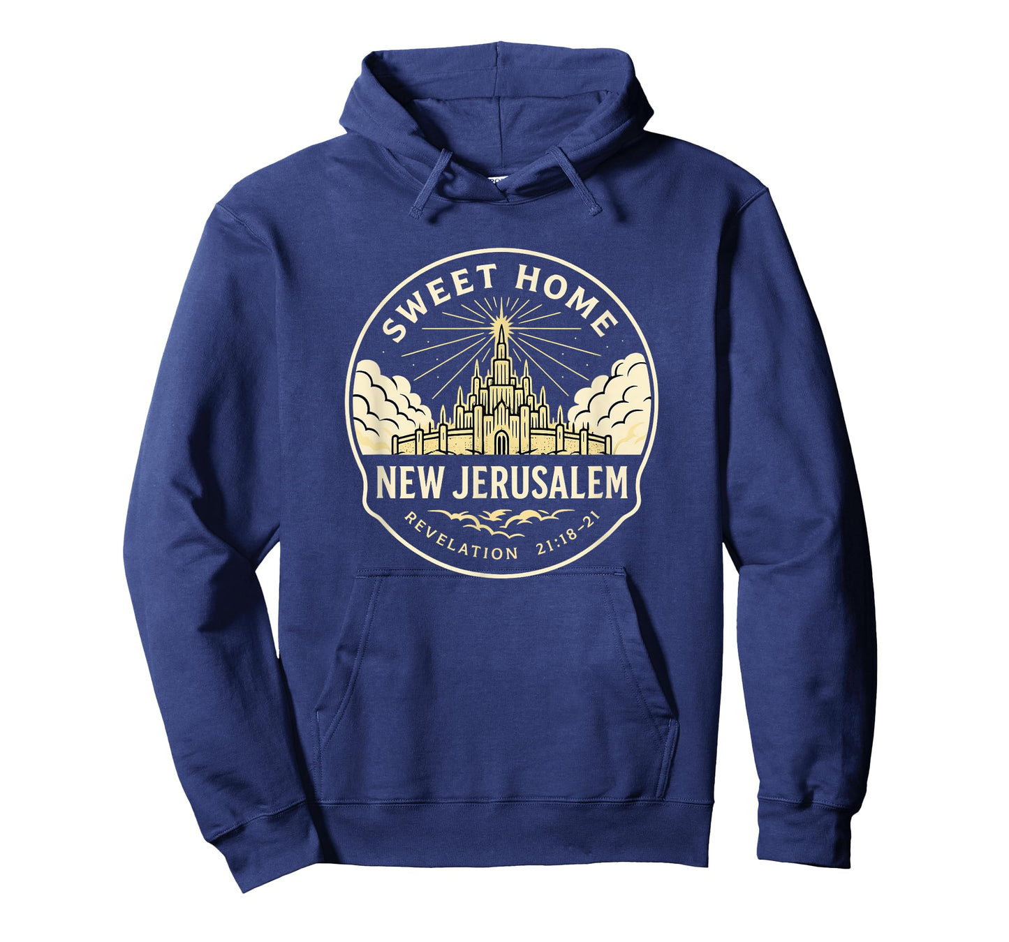 Sweet Home New Jerusalem | Revelation 21:21 Funny Christian T-Shirt