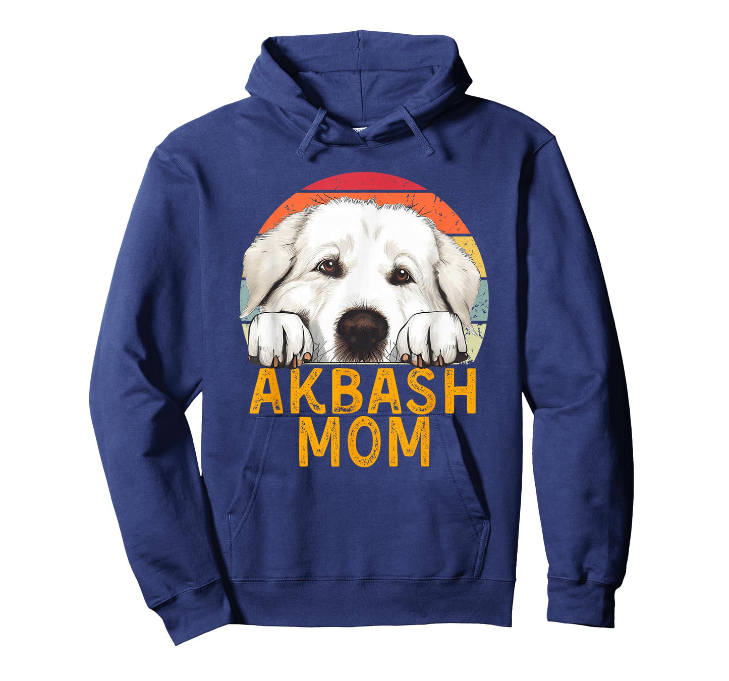 Akbash Dog Mom Funny Retro Vintage Pet Owner Lover T-Shirt