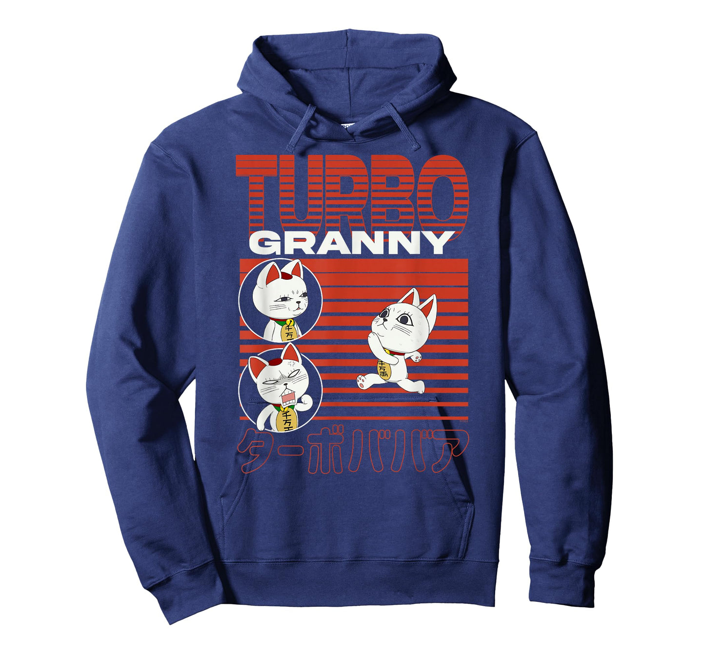 Dan Da Dan Running Turbo Granny Cat Collage Anime T-Shirt