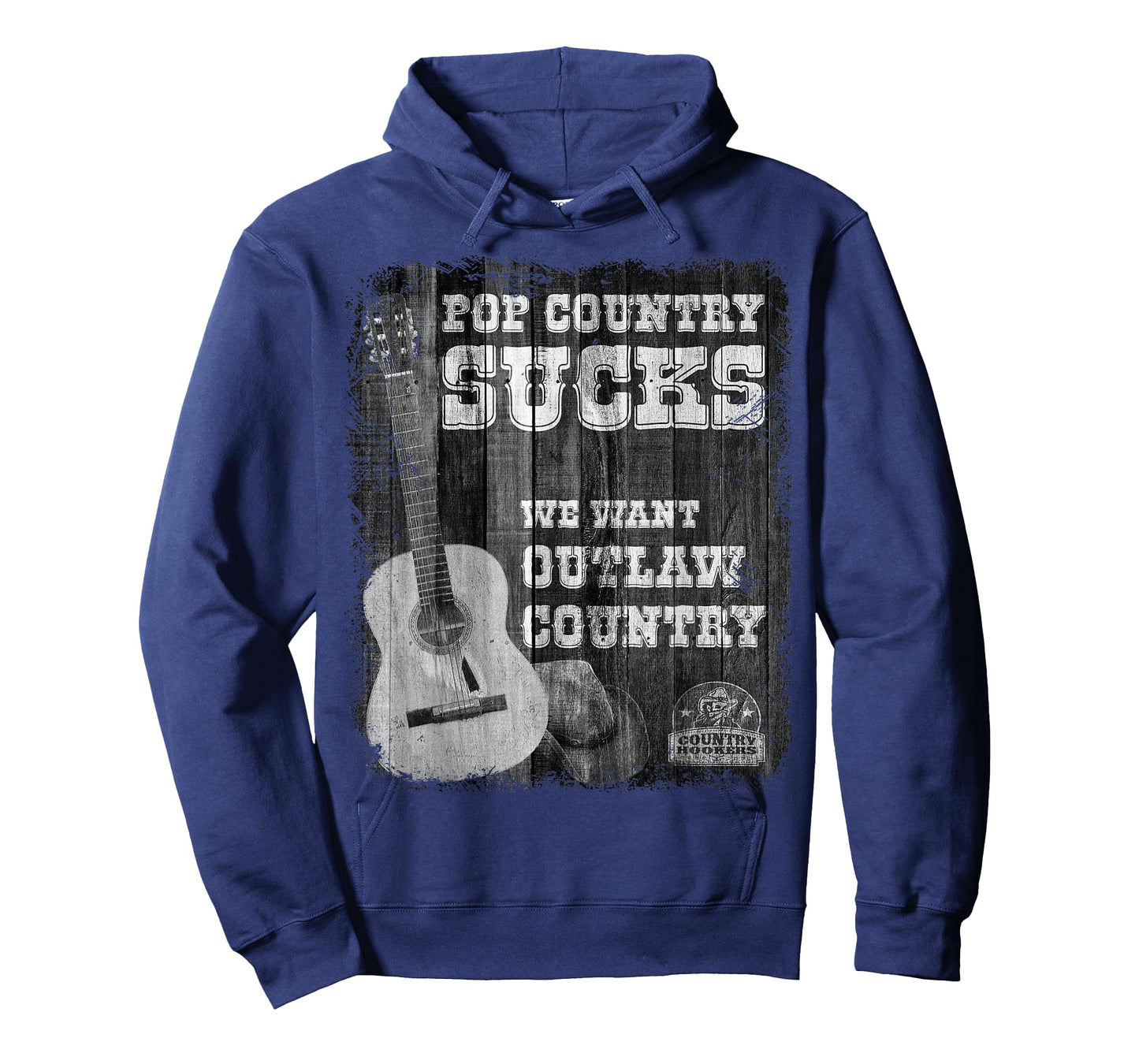 POP Country Sucks - We Want Outlaw Country Music T-Shirt T-Shirt